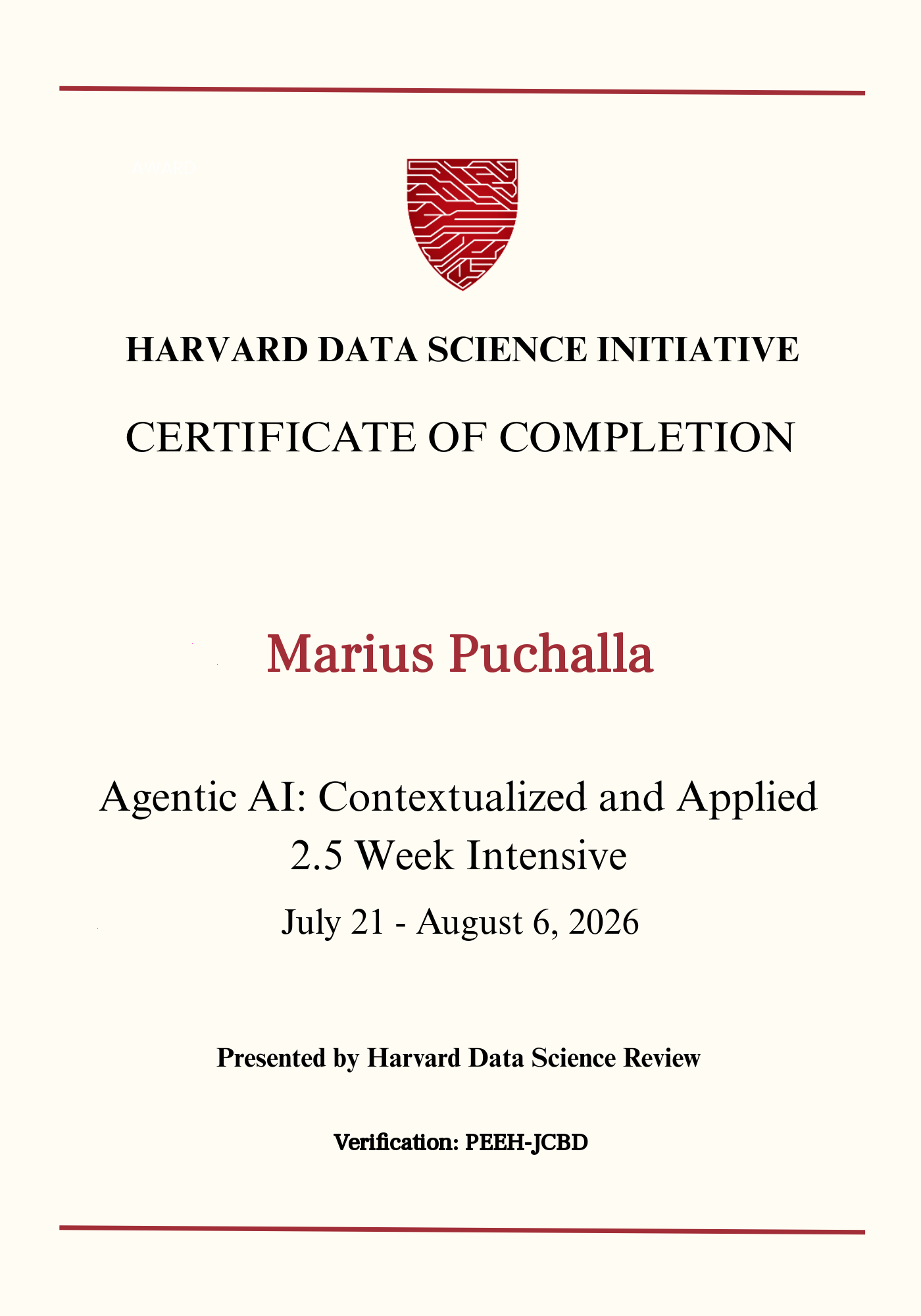 User Certificate