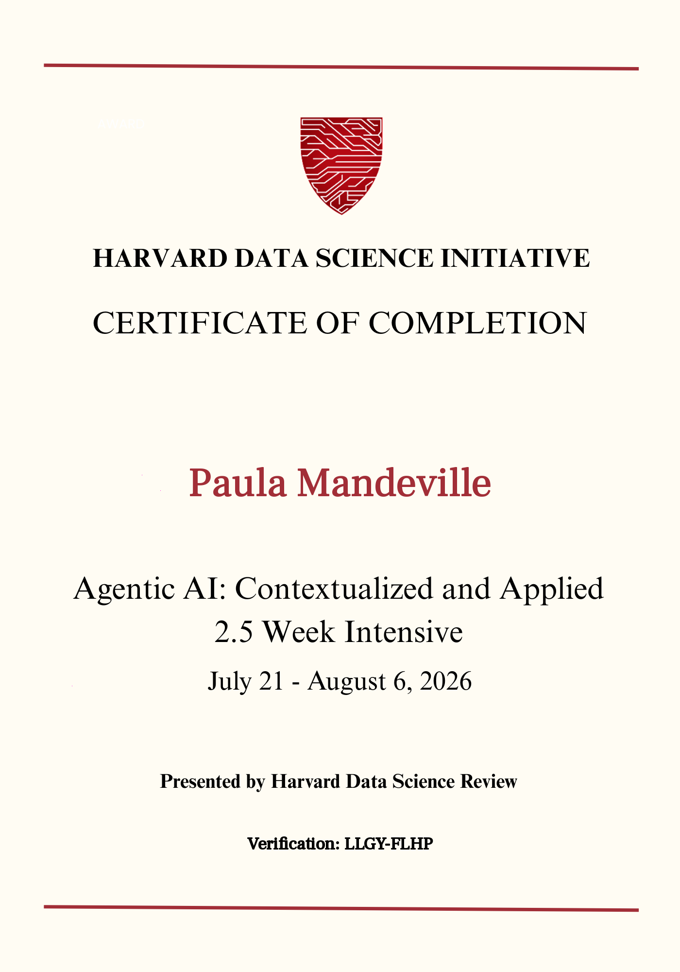 User Certificate