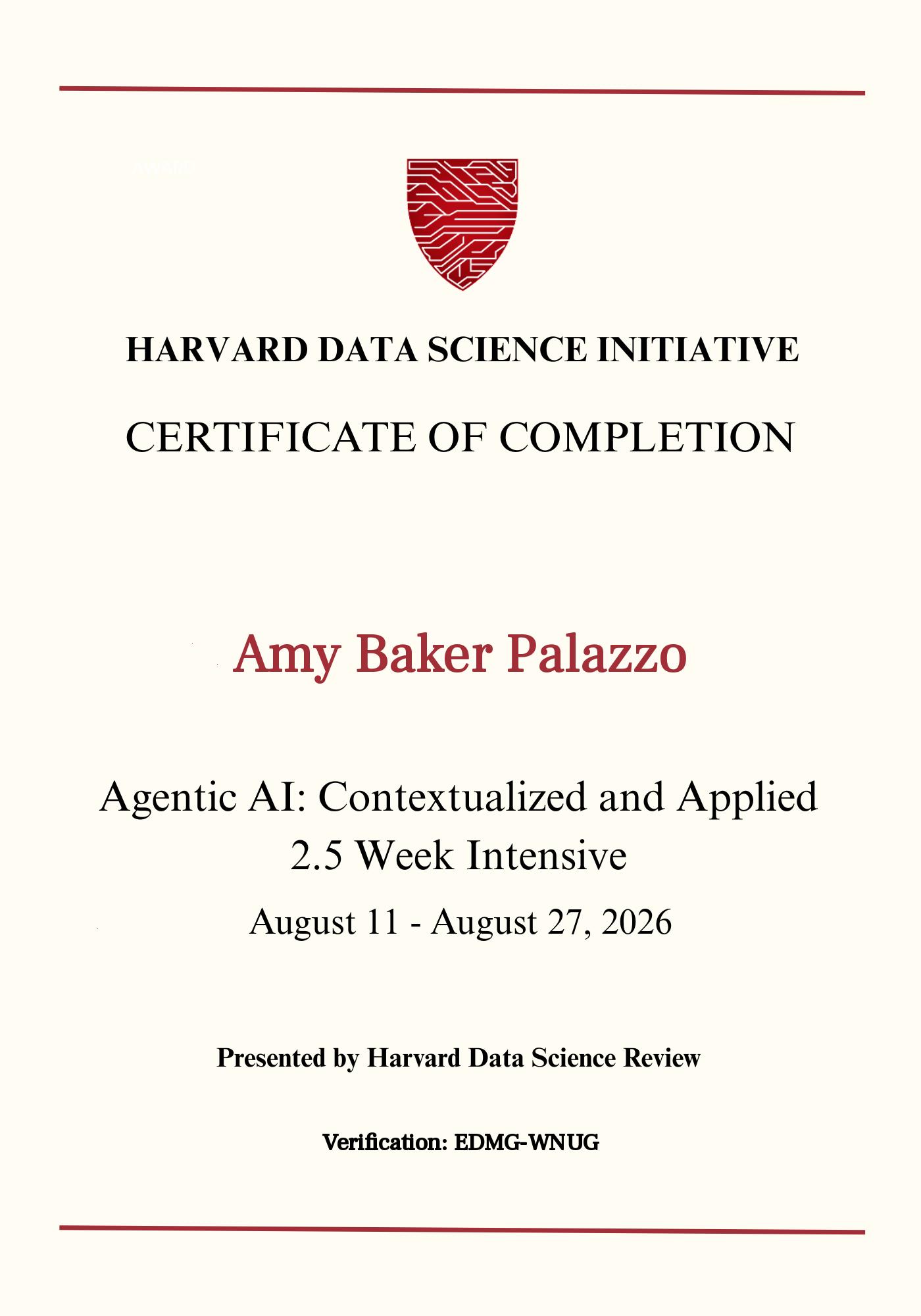User Certificate