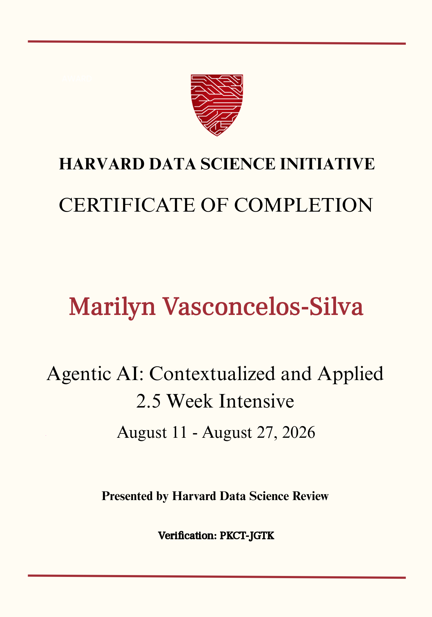 User Certificate