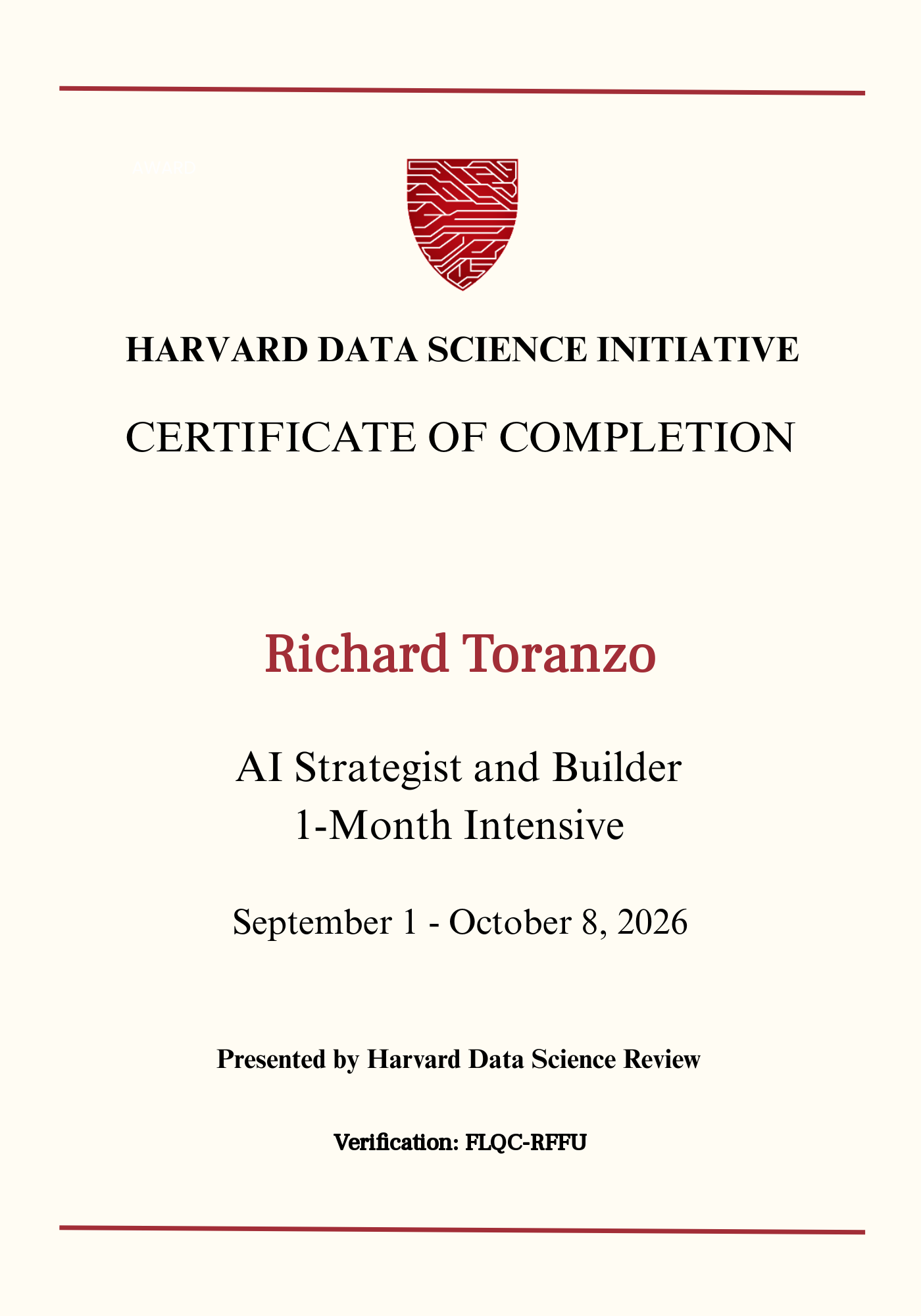 User Certificate