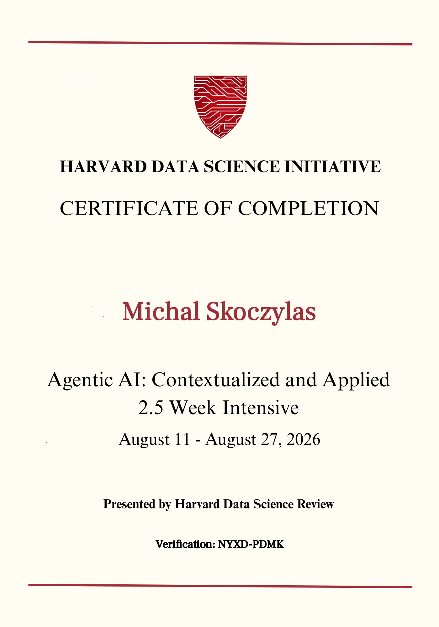 User Certificate