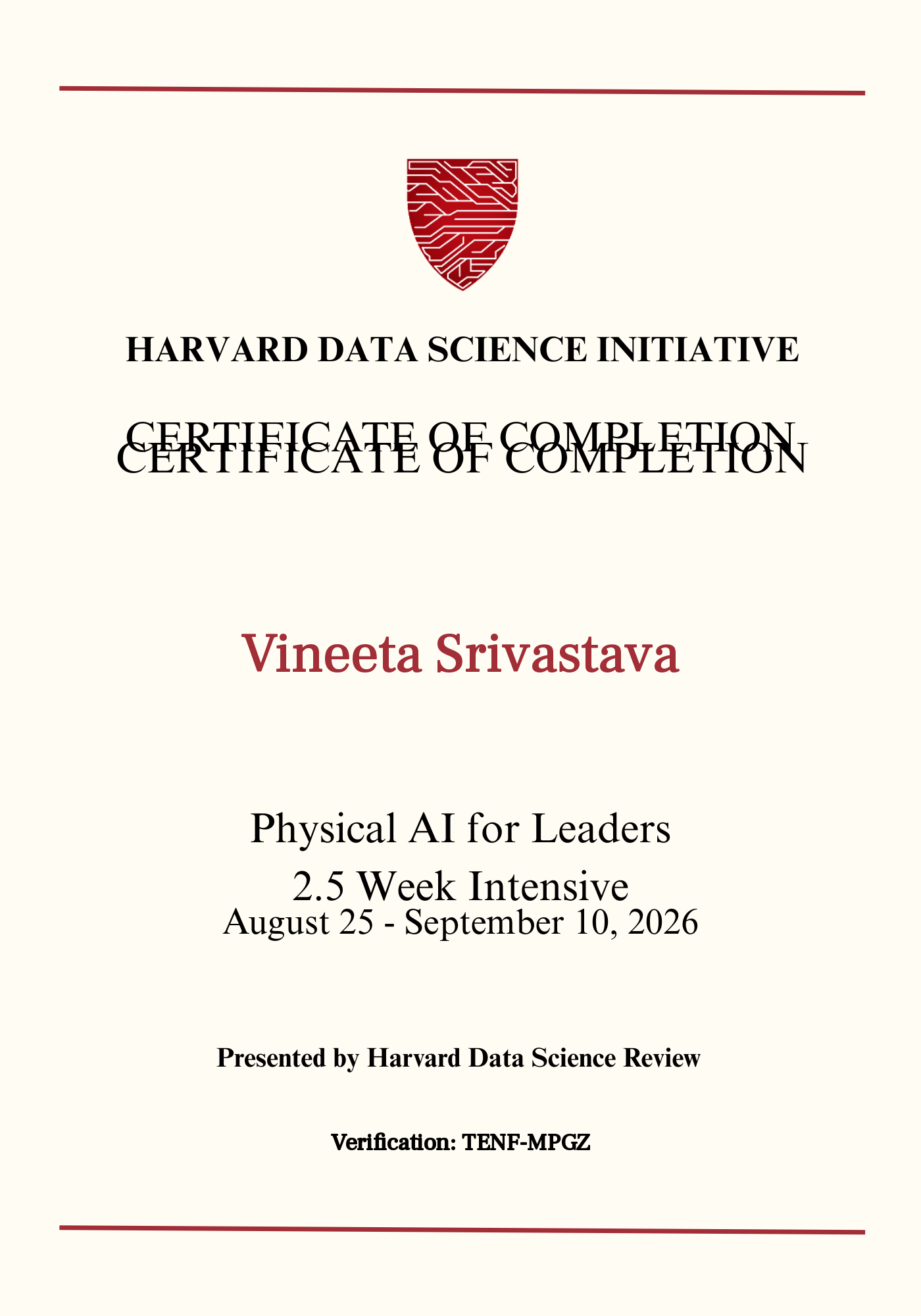 User Certificate