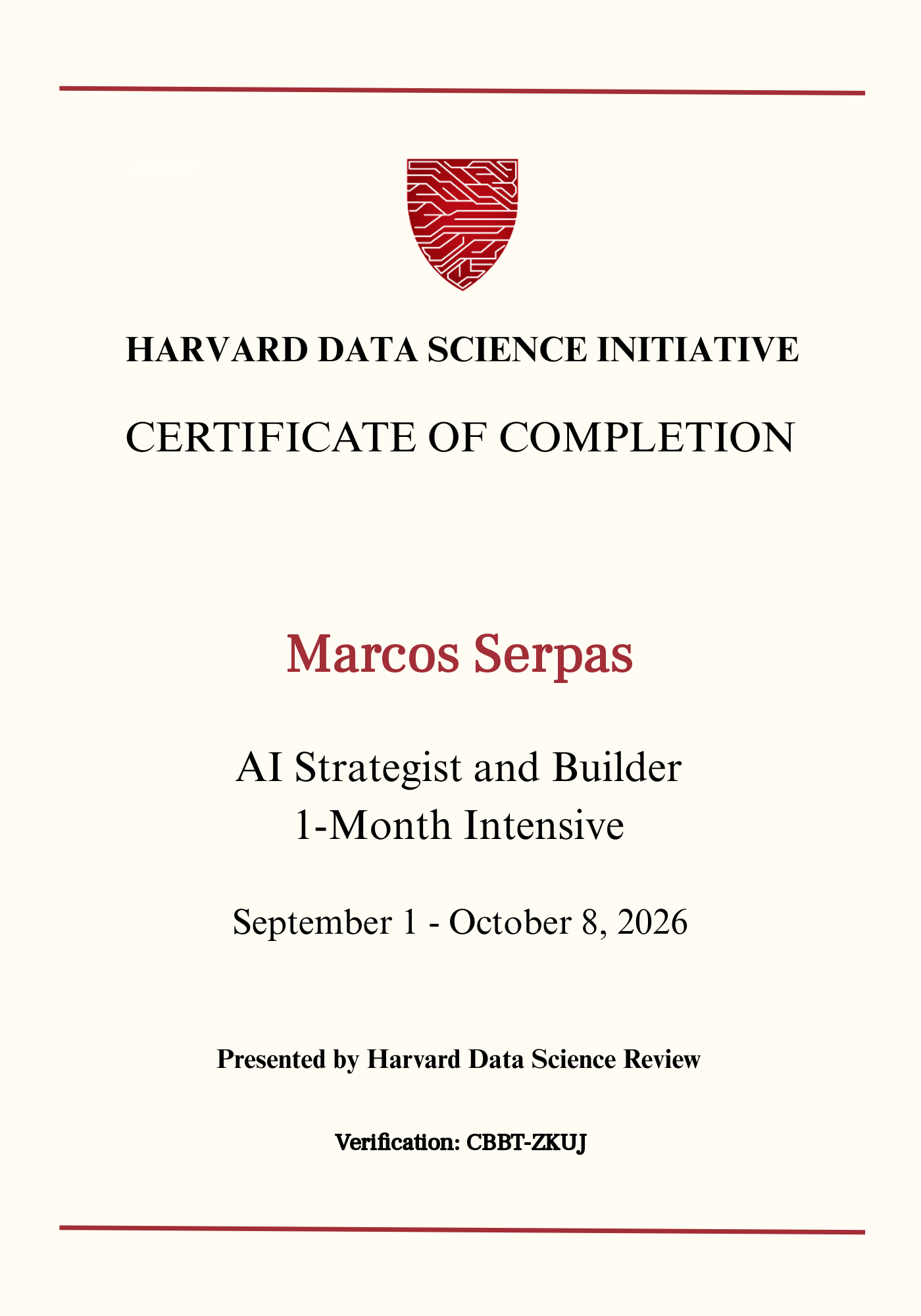 User Certificate