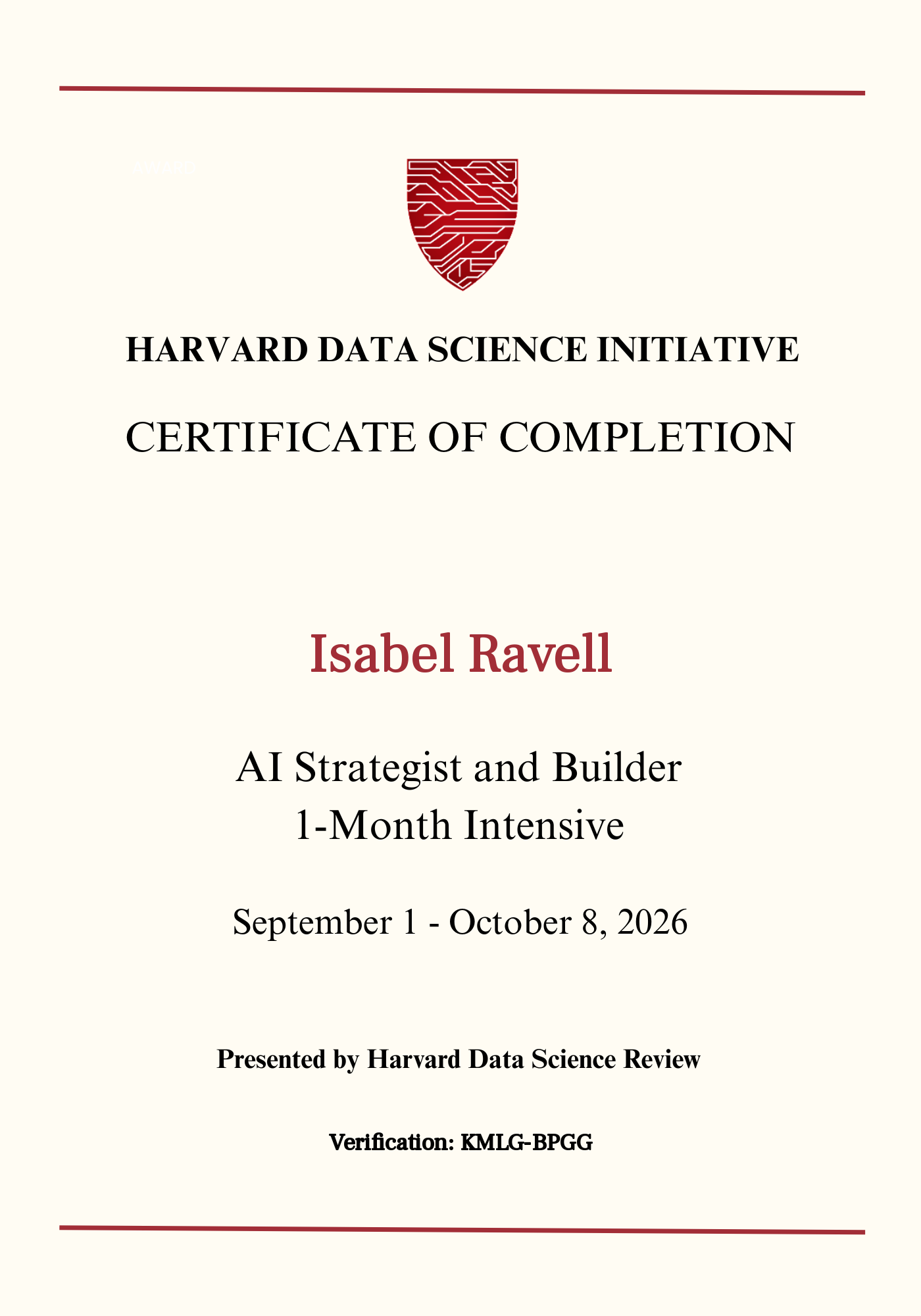 User Certificate
