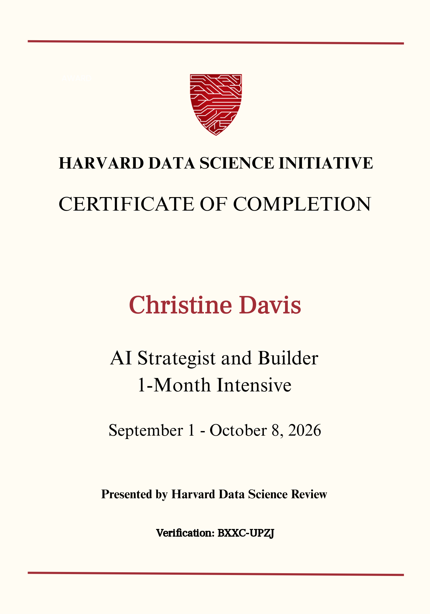 User Certificate