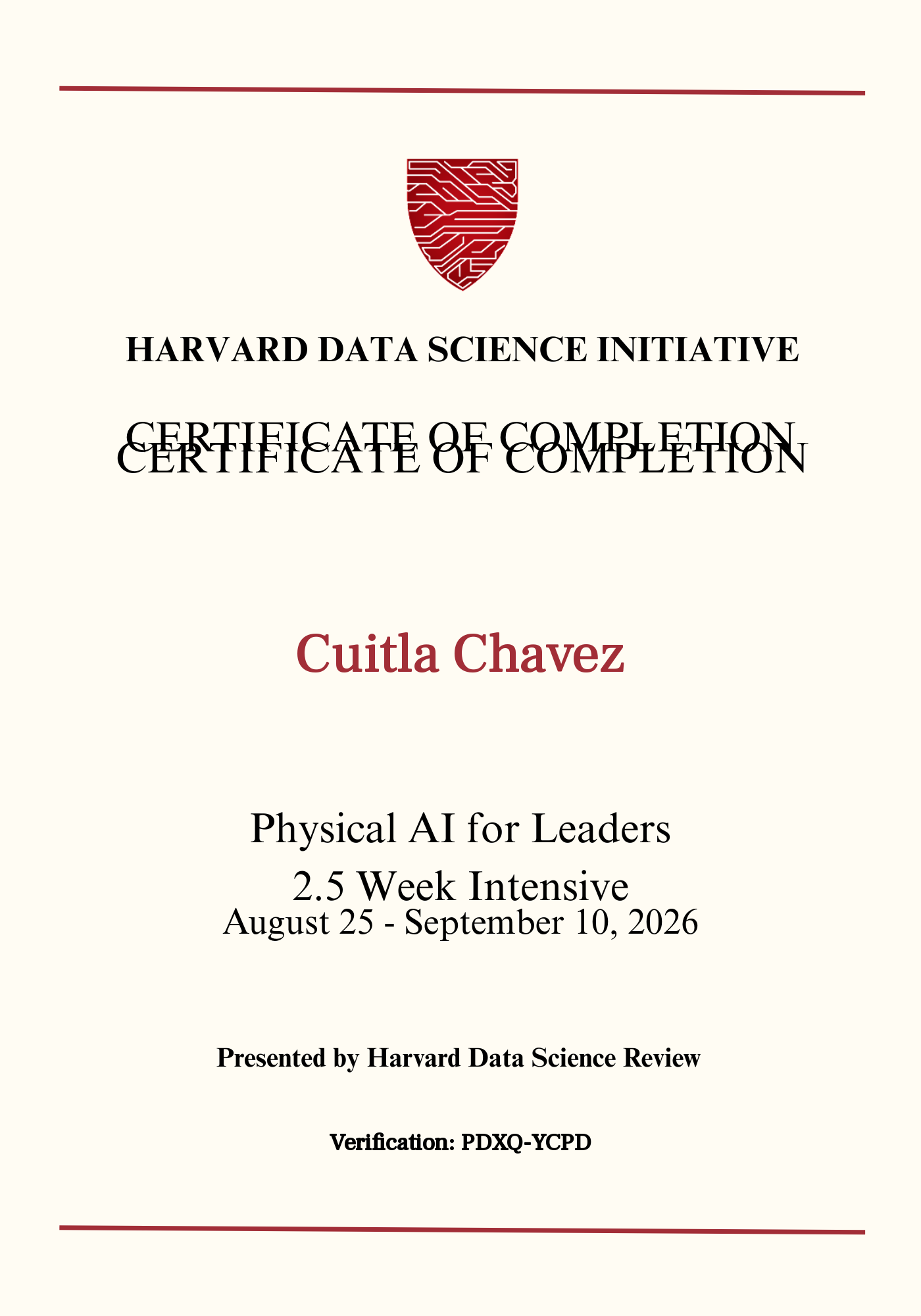User Certificate