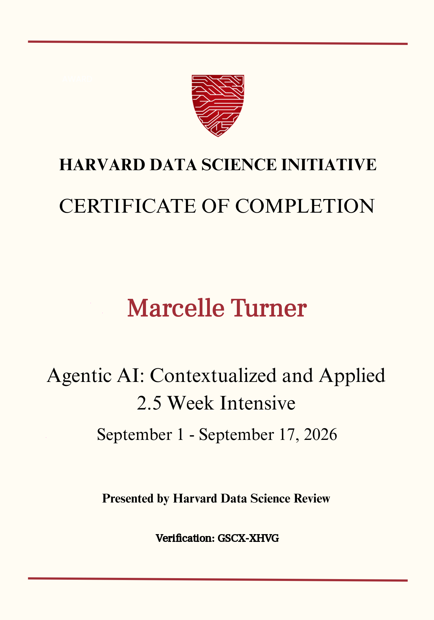 User Certificate
