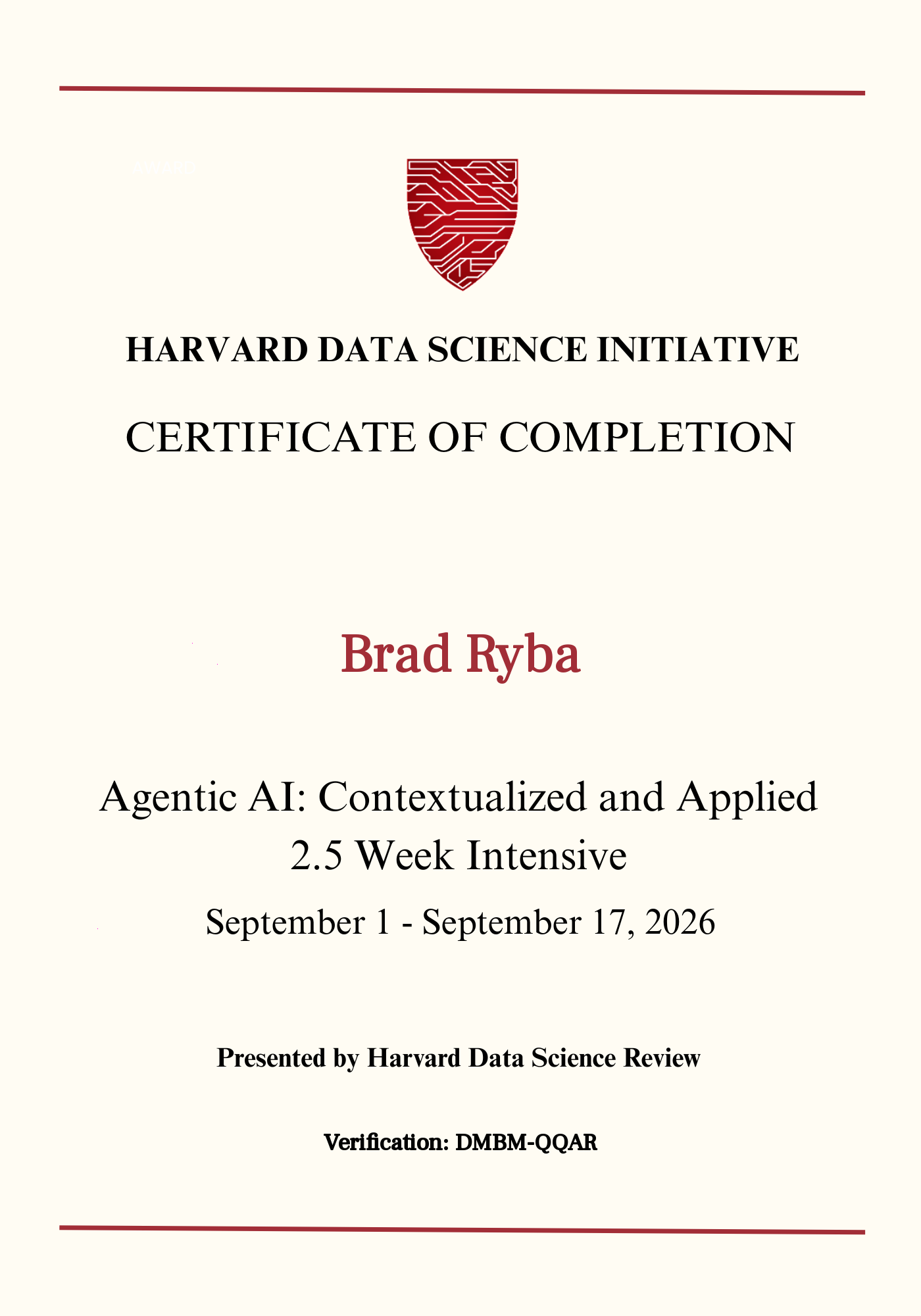 User Certificate