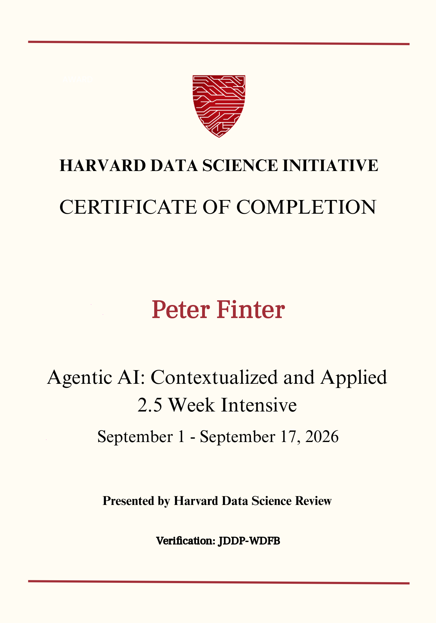 User Certificate