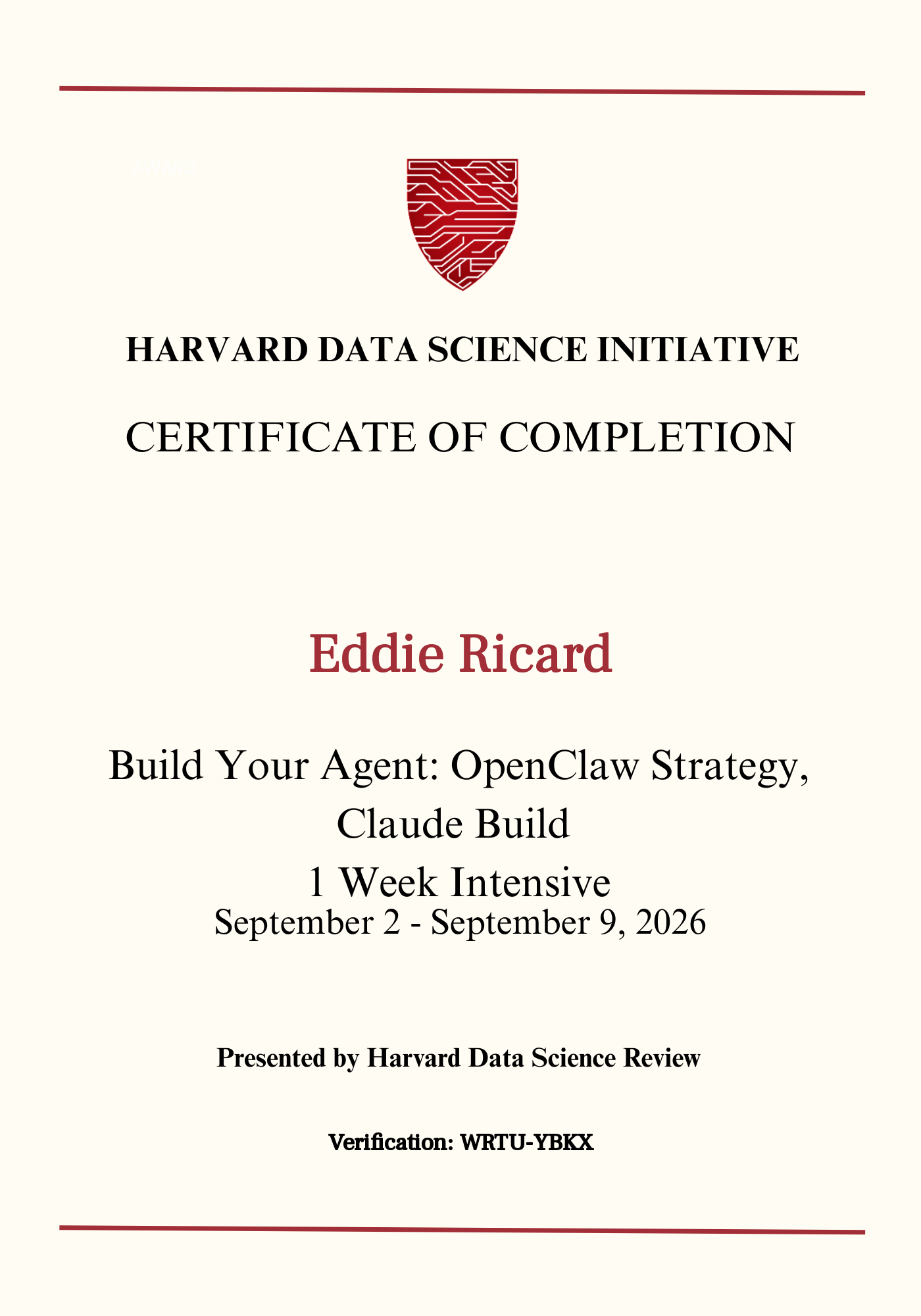 User Certificate