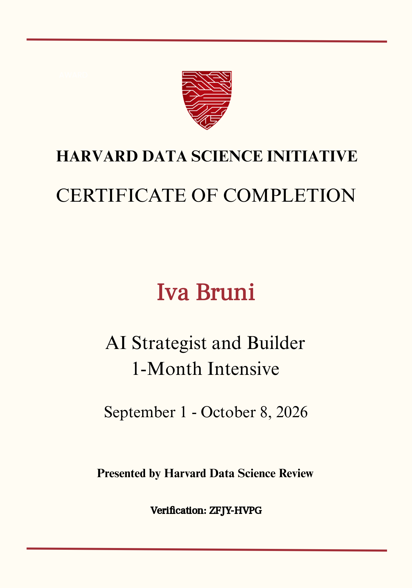 User Certificate