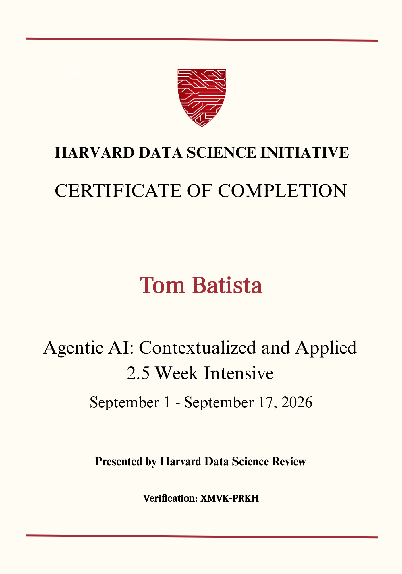 User Certificate