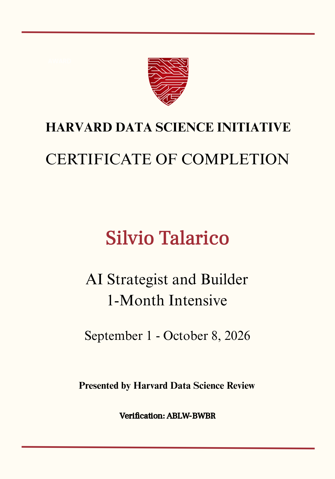 User Certificate