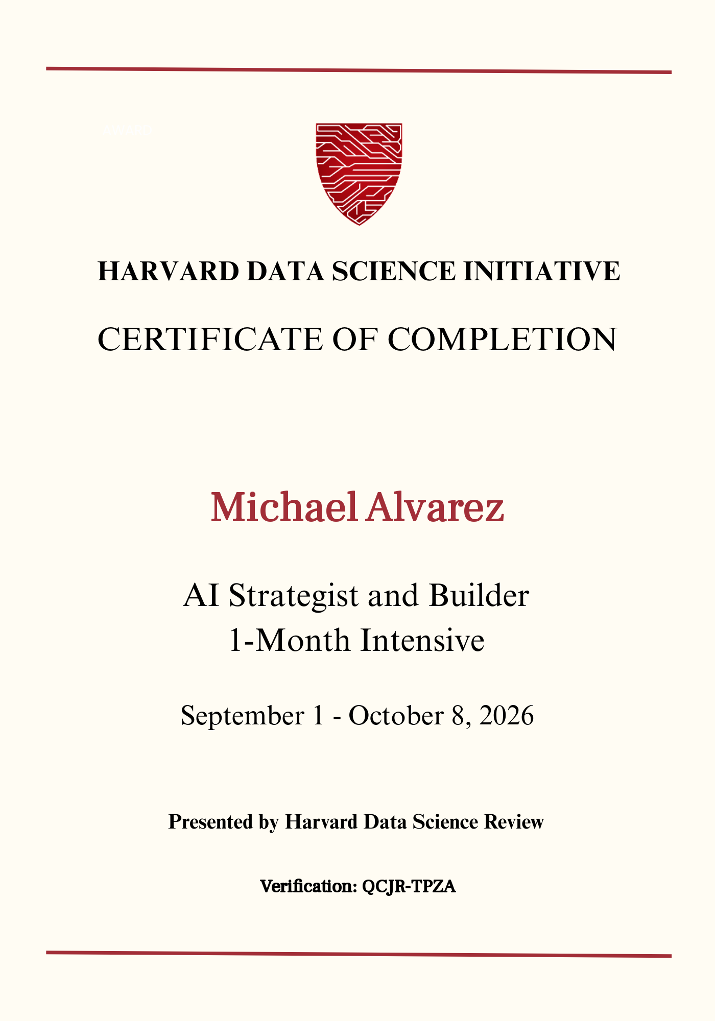User Certificate