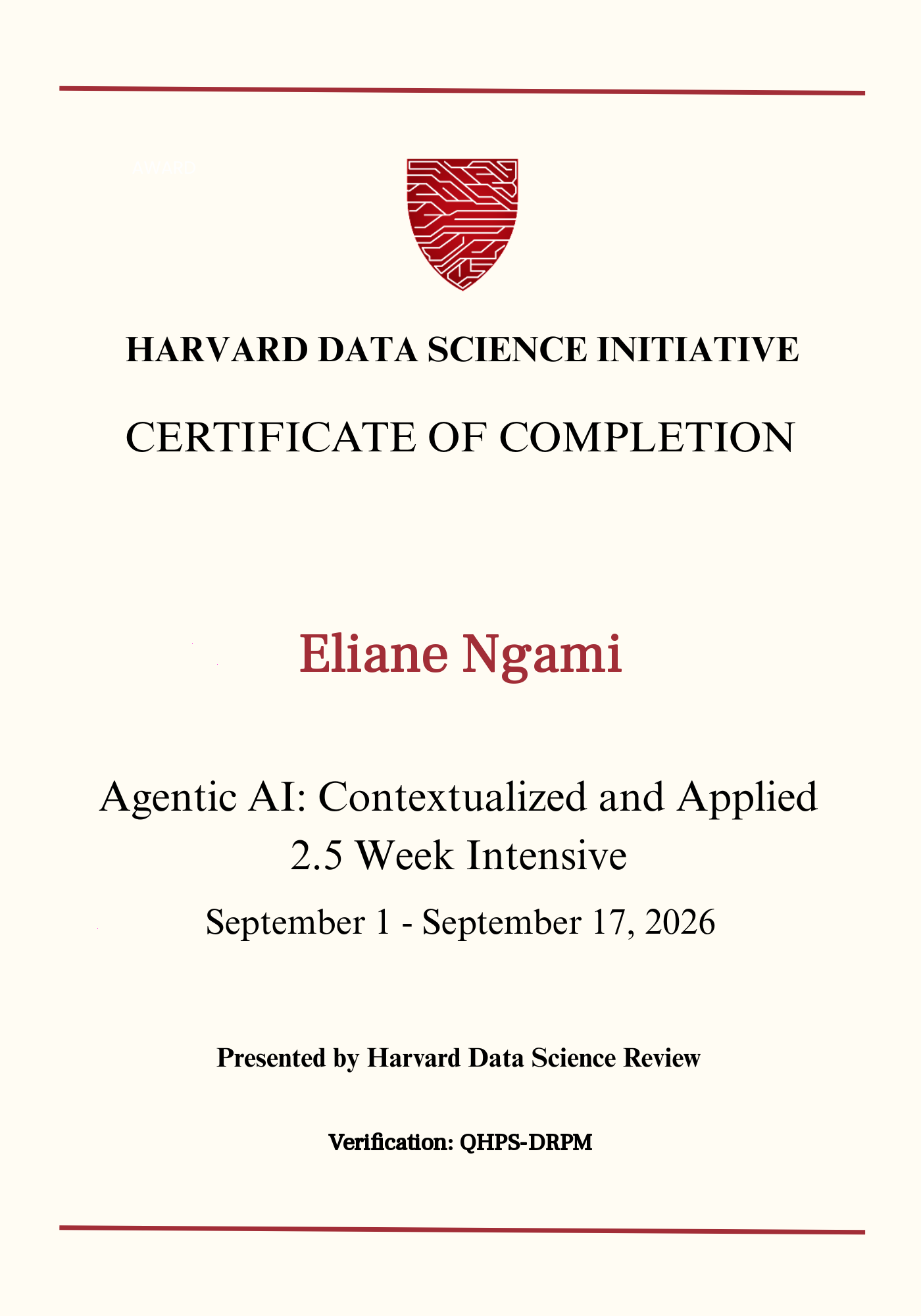 User Certificate