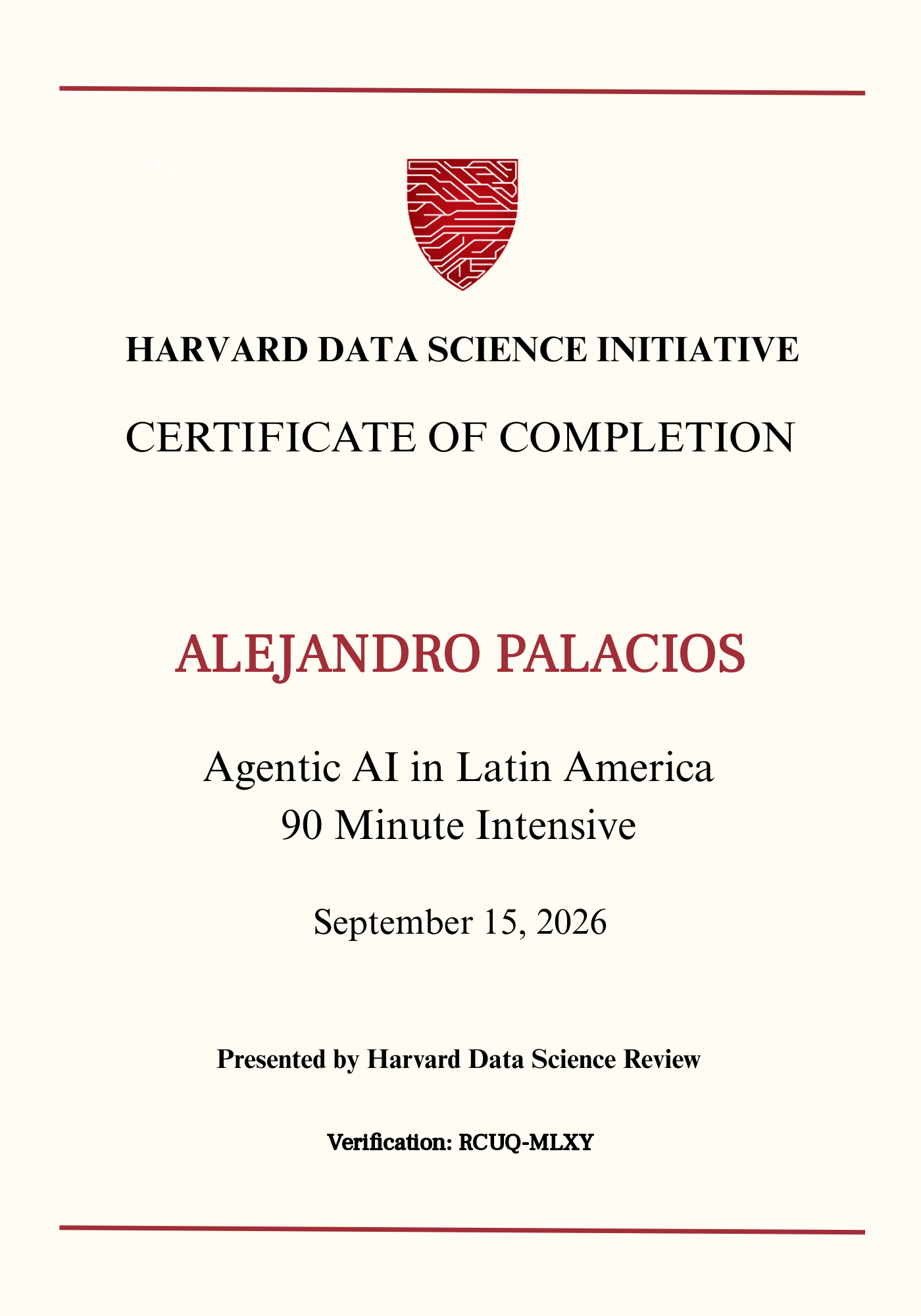 User Certificate