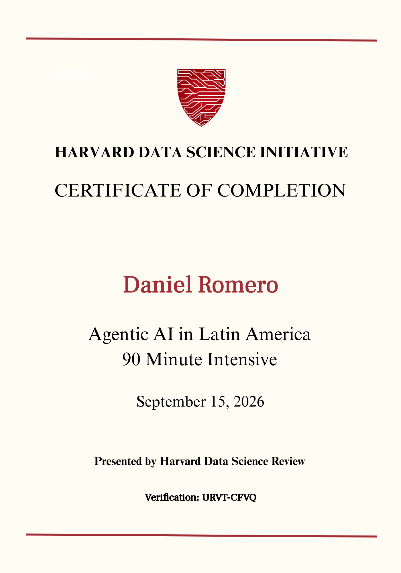 User Certificate