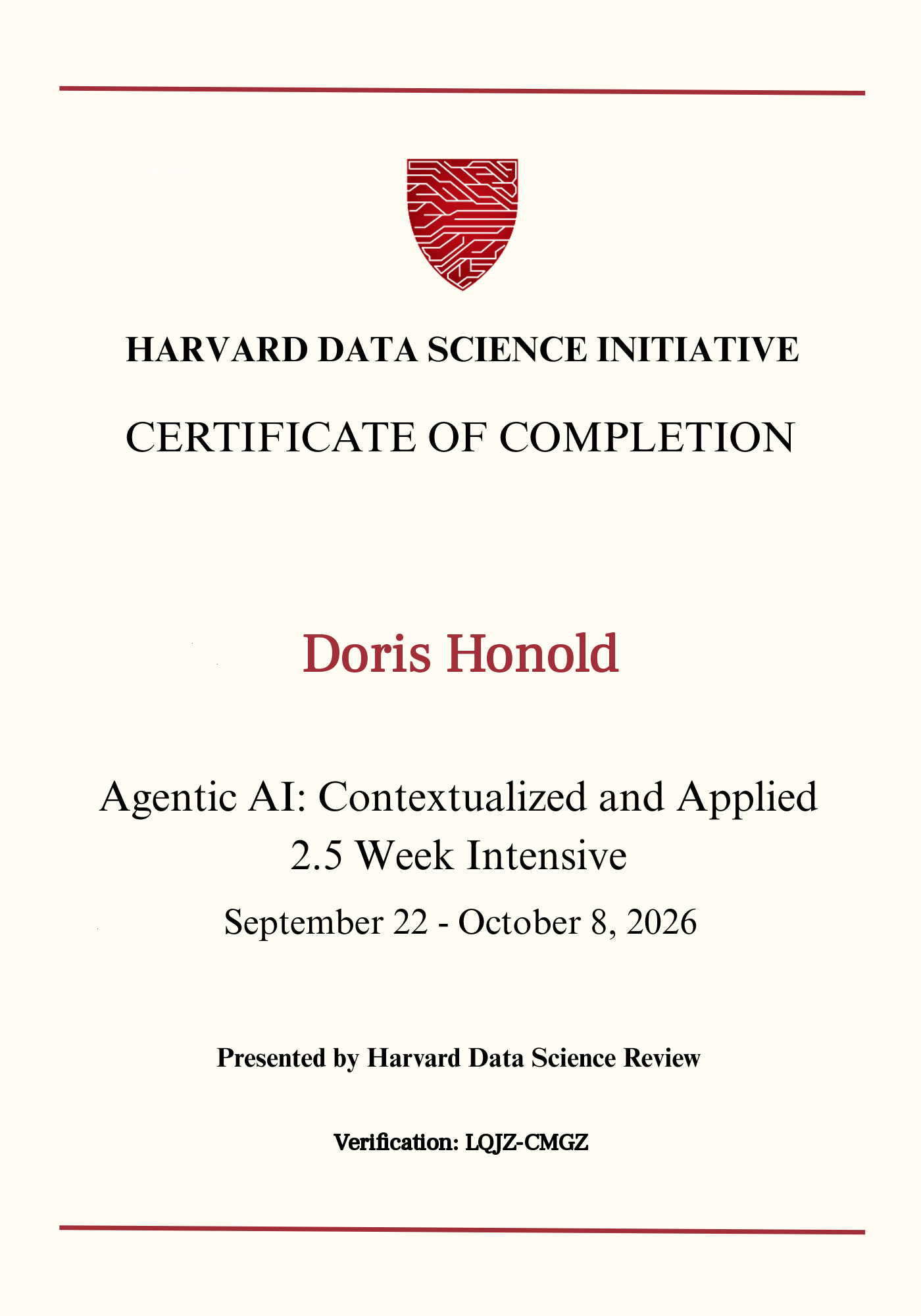 User Certificate