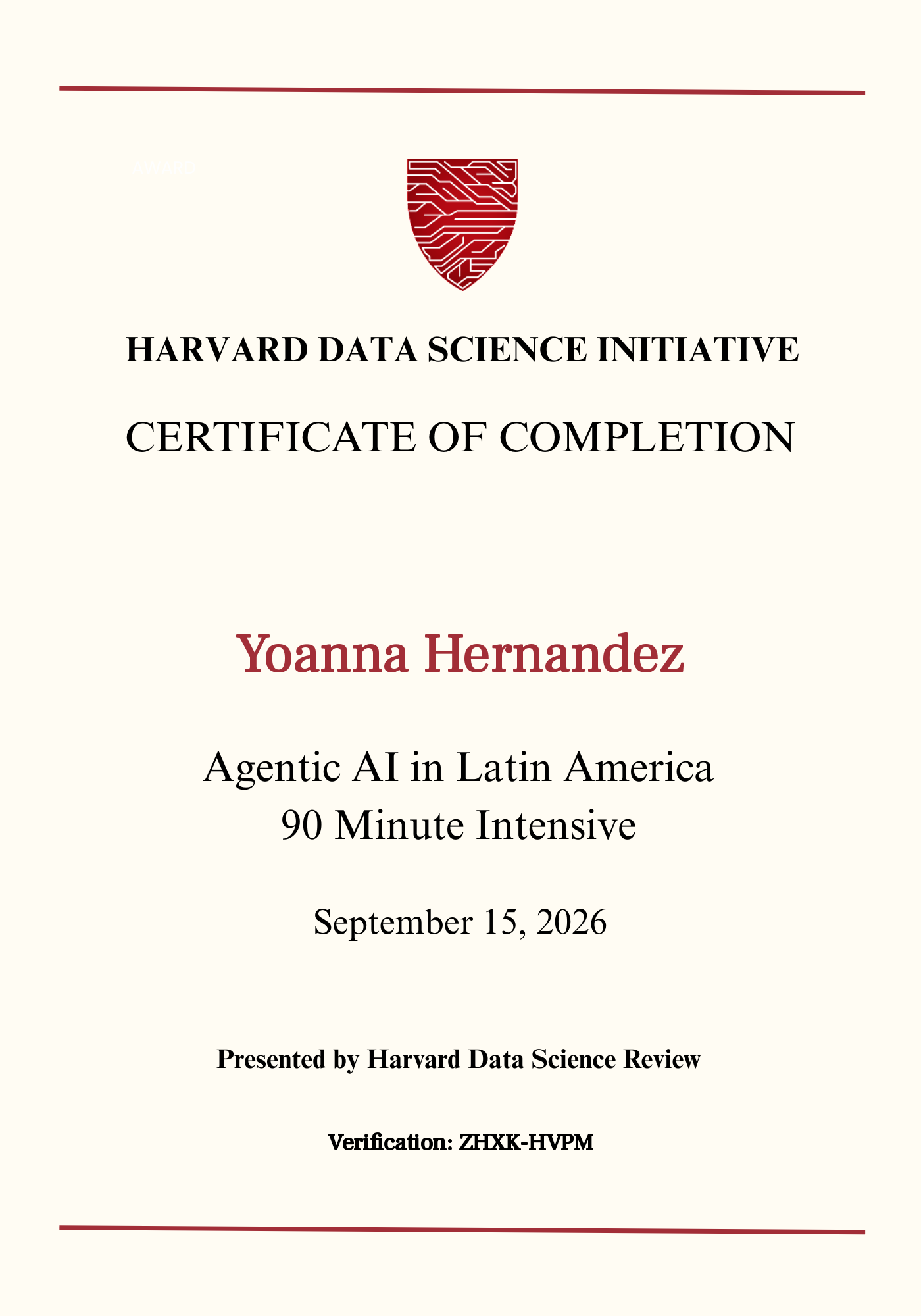 User Certificate