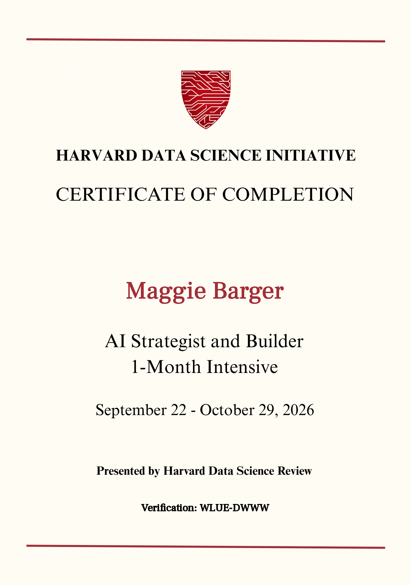 User Certificate