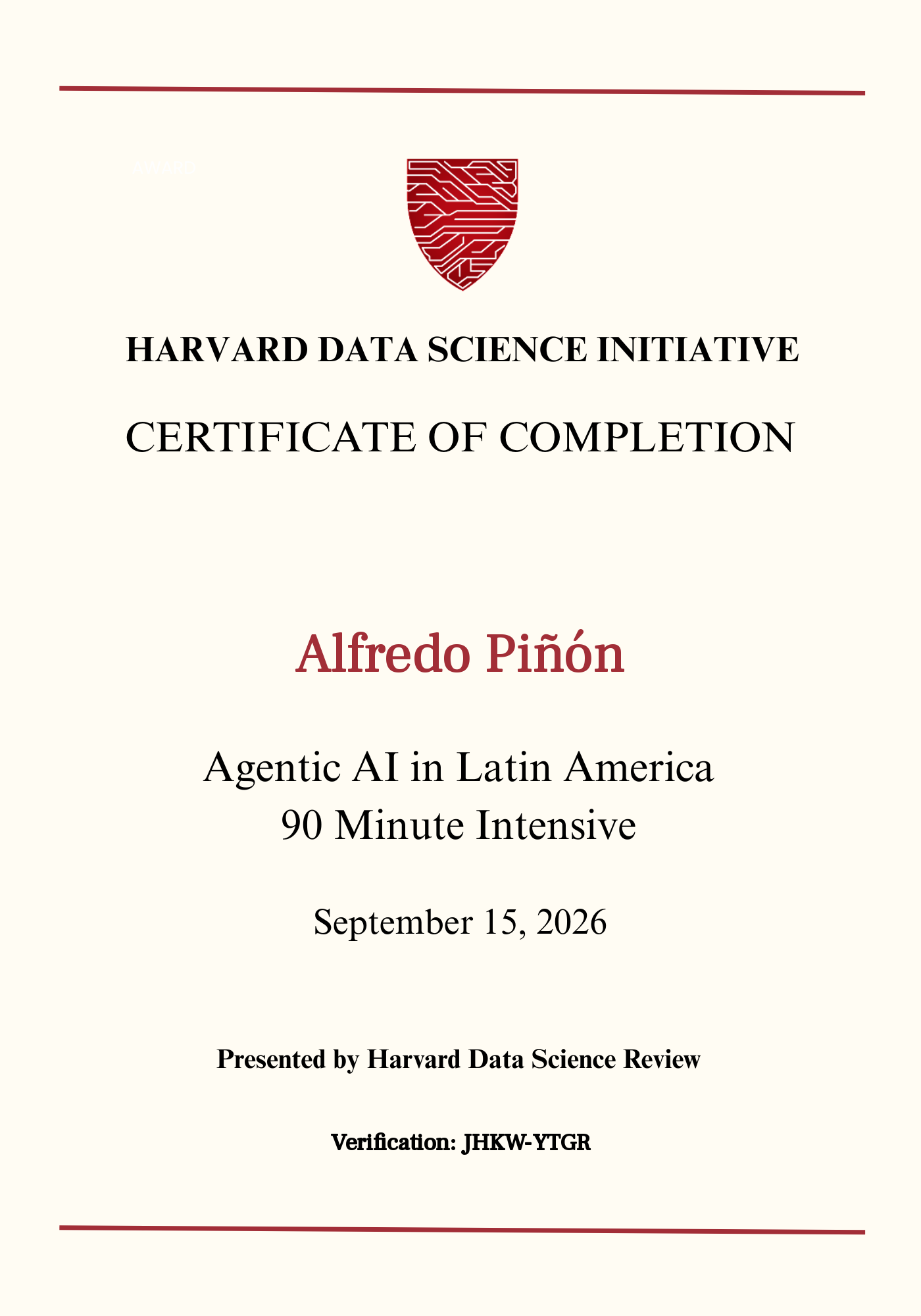 User Certificate
