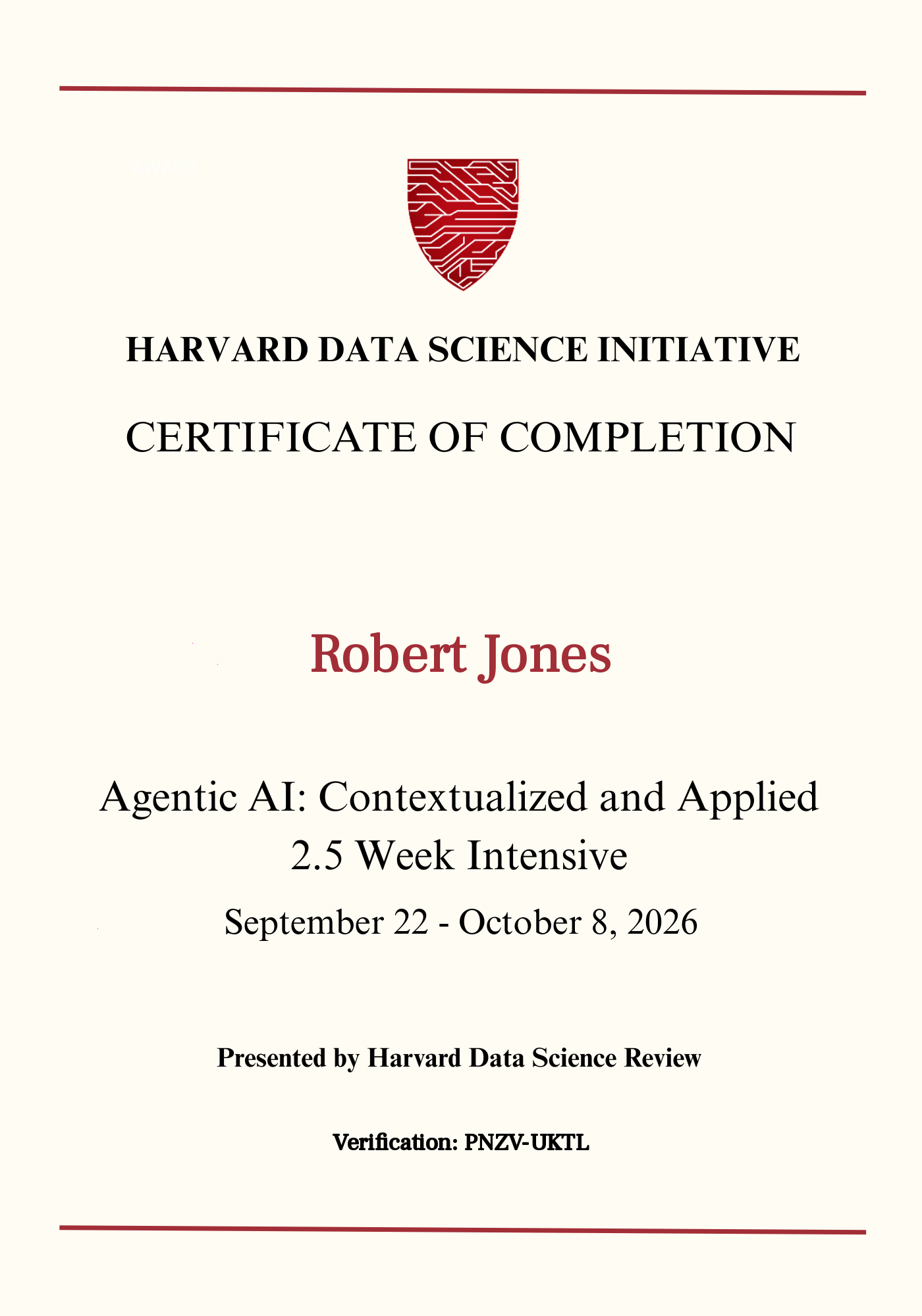 User Certificate