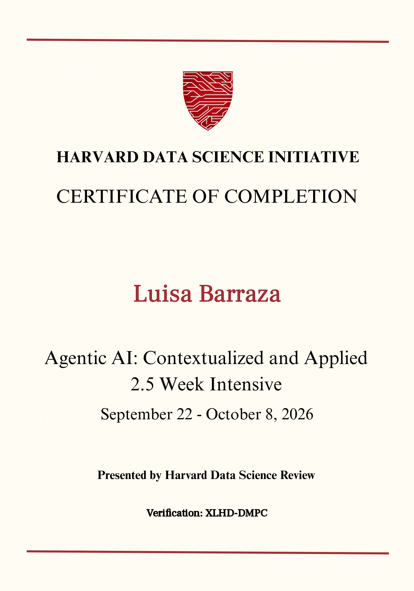 User Certificate