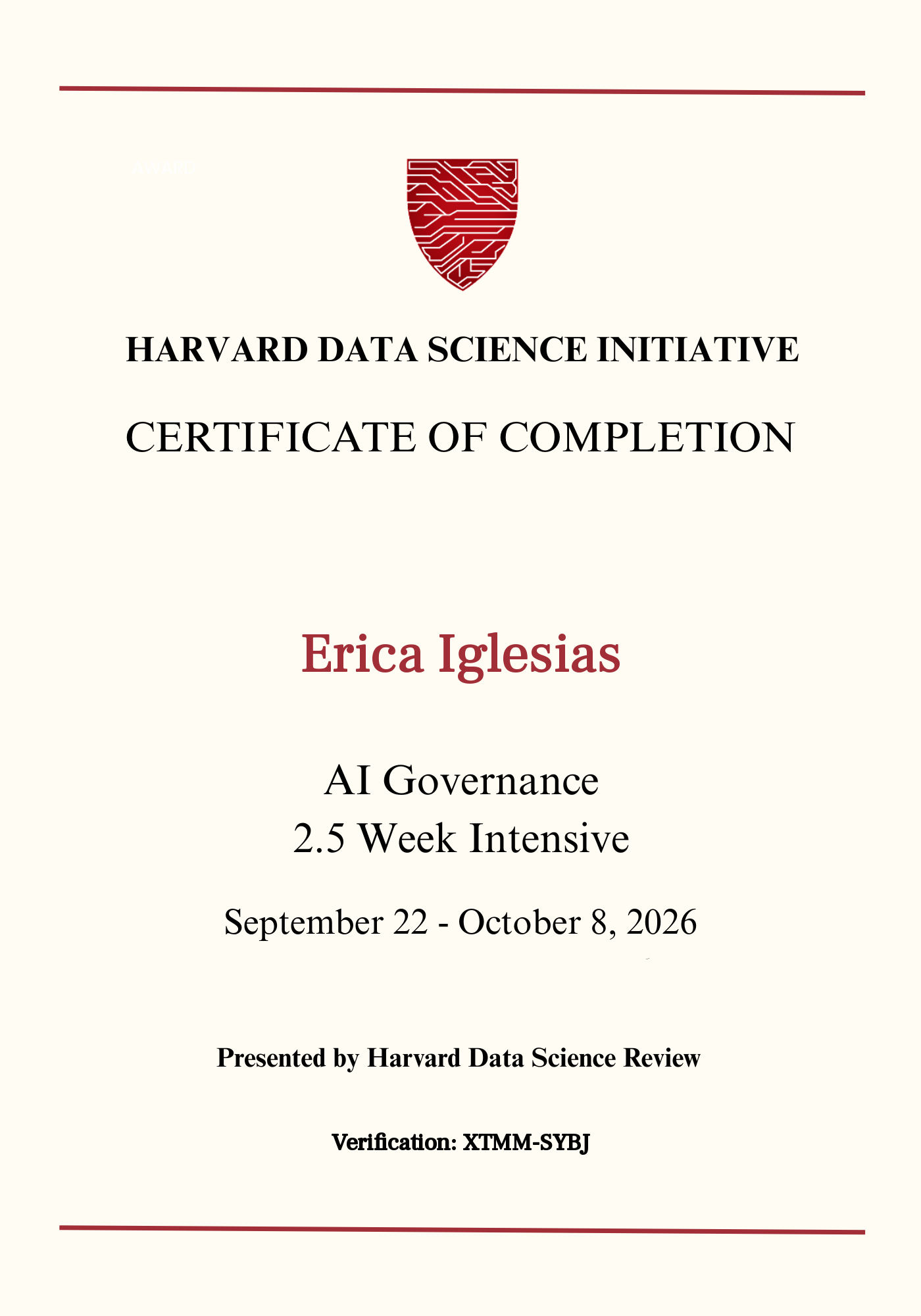 User Certificate