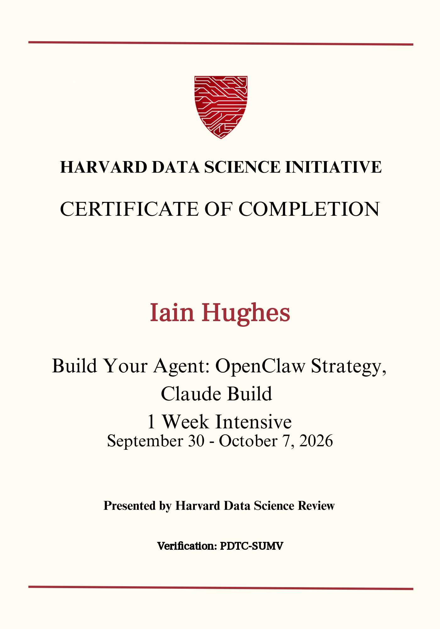 User Certificate