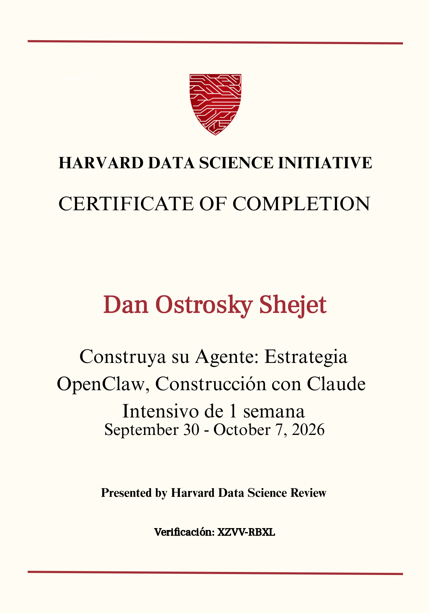 User Certificate