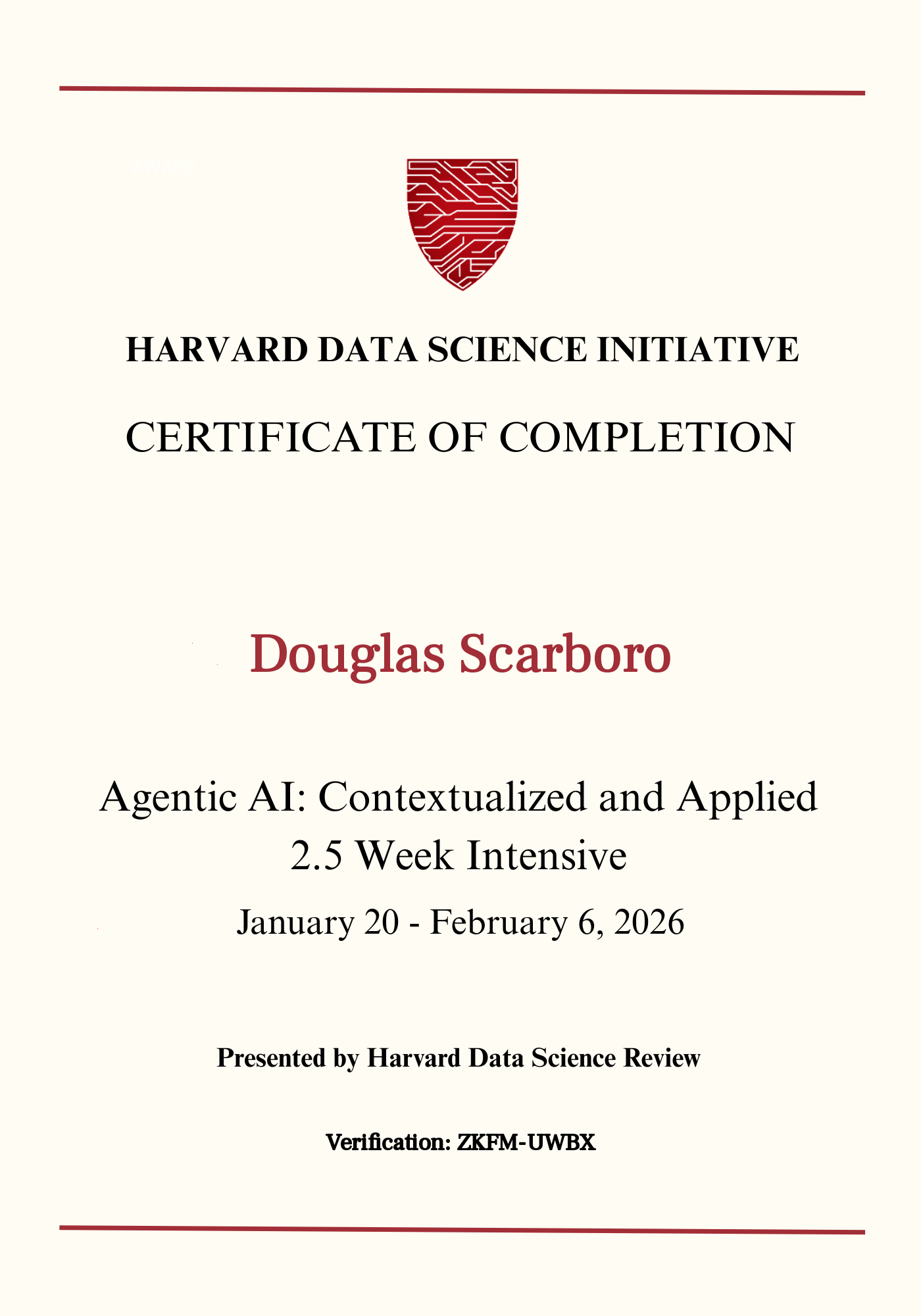 User Certificate