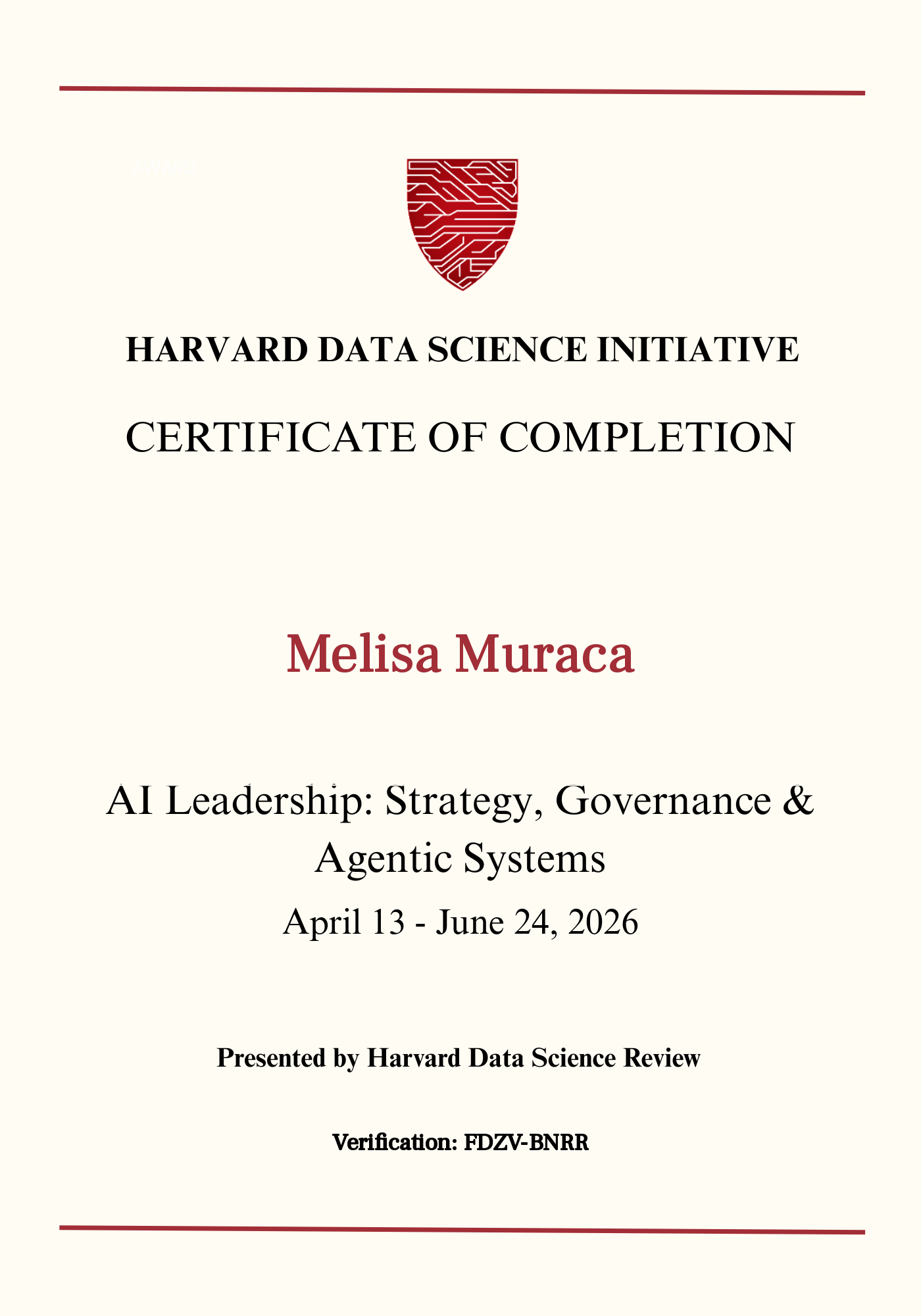 User Certificate