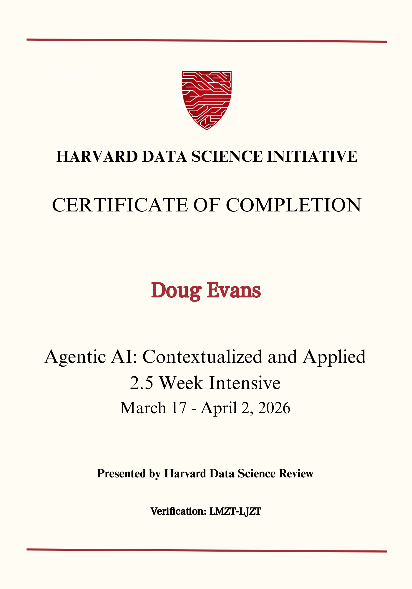 User Certificate