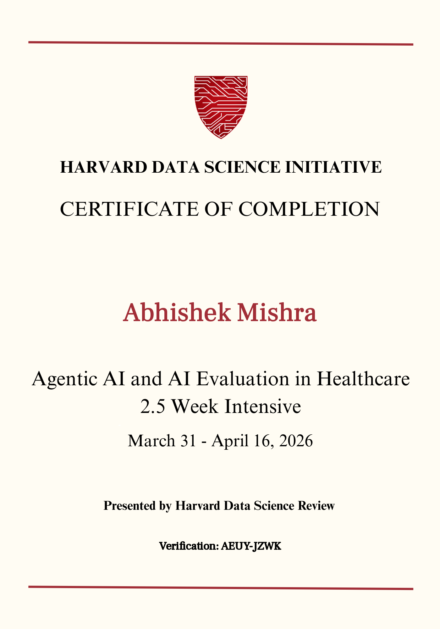 User Certificate