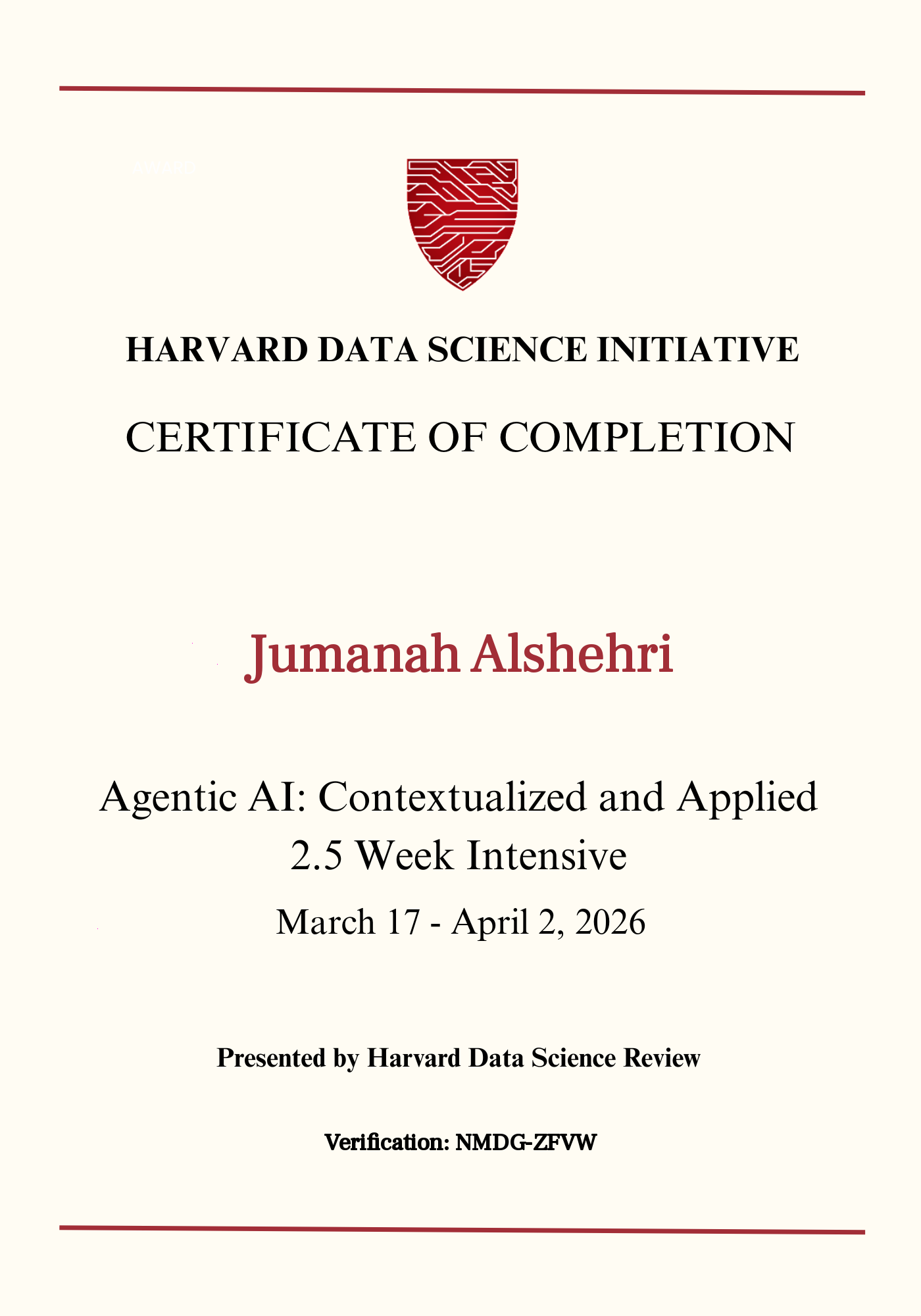 User Certificate