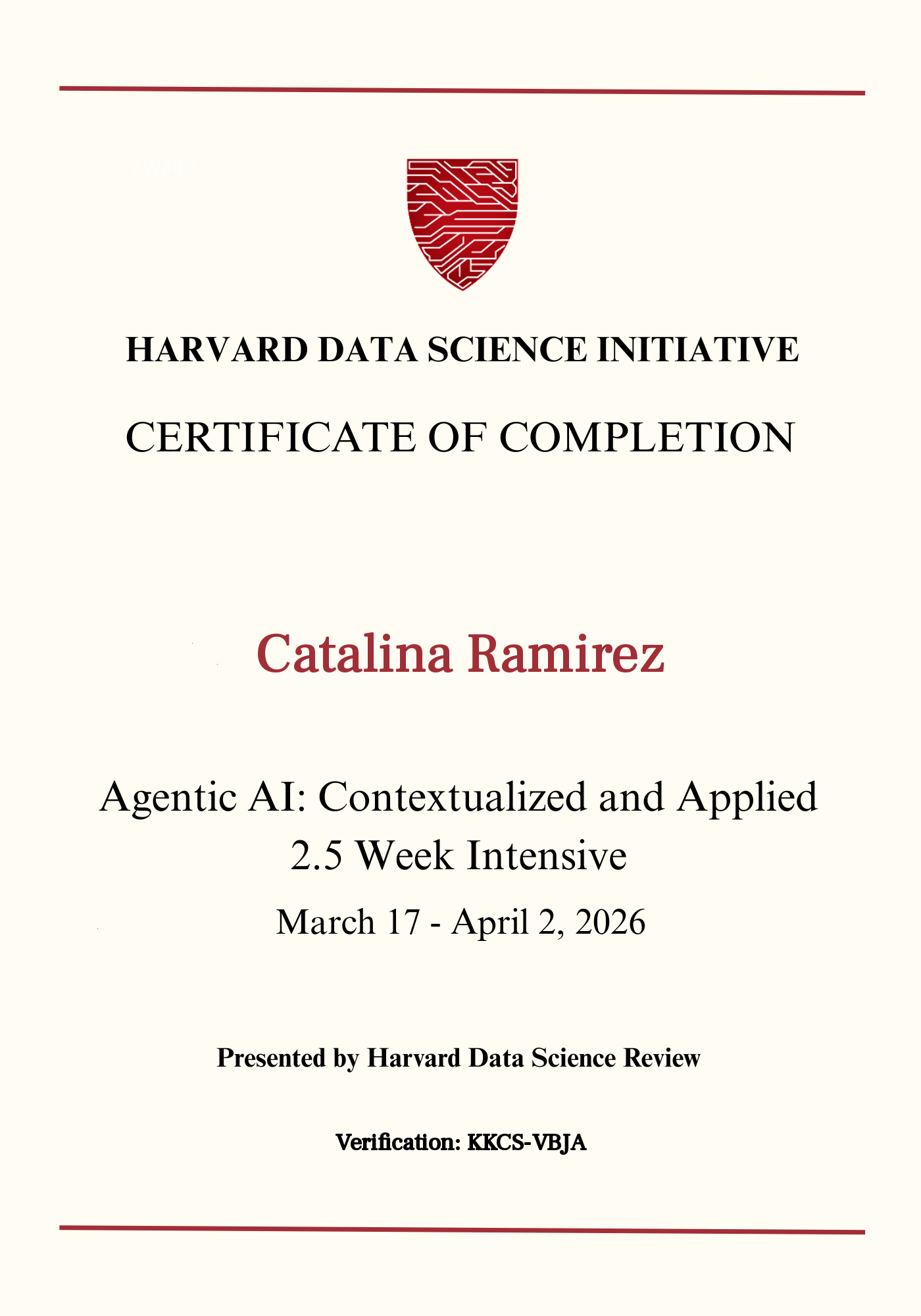 User Certificate
