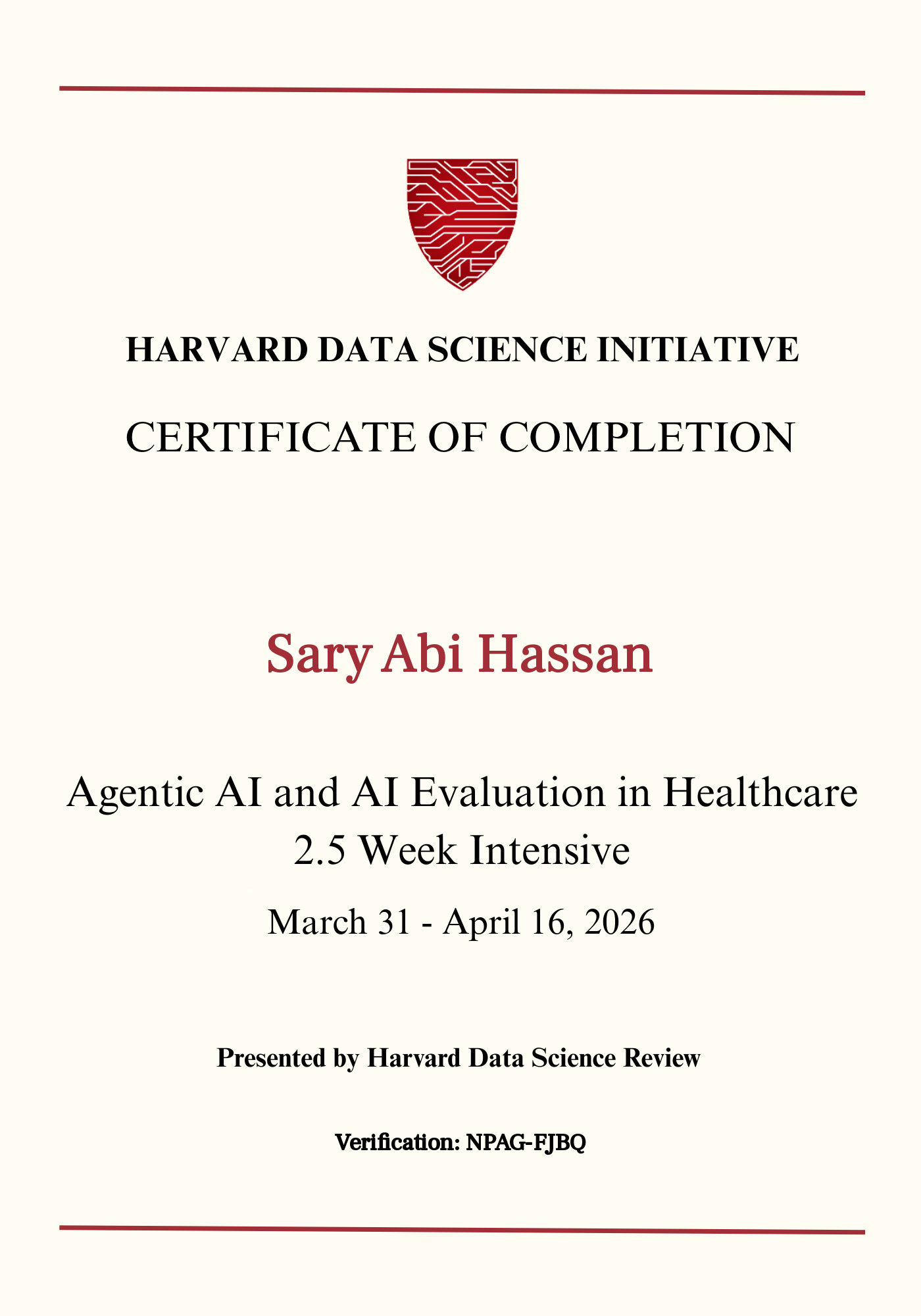 User Certificate