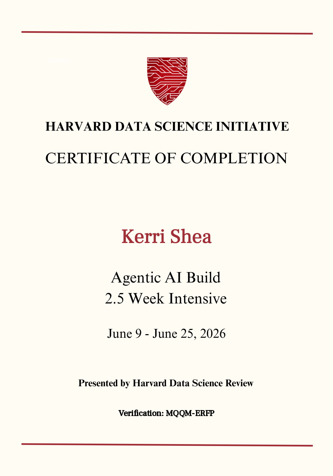 User Certificate