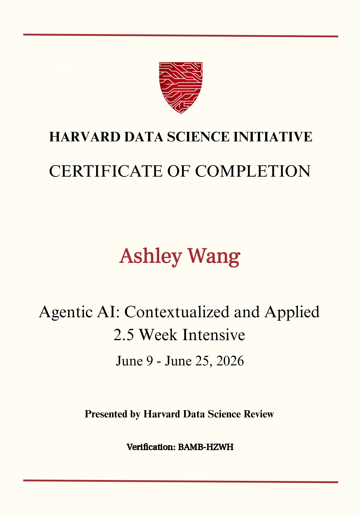 User Certificate