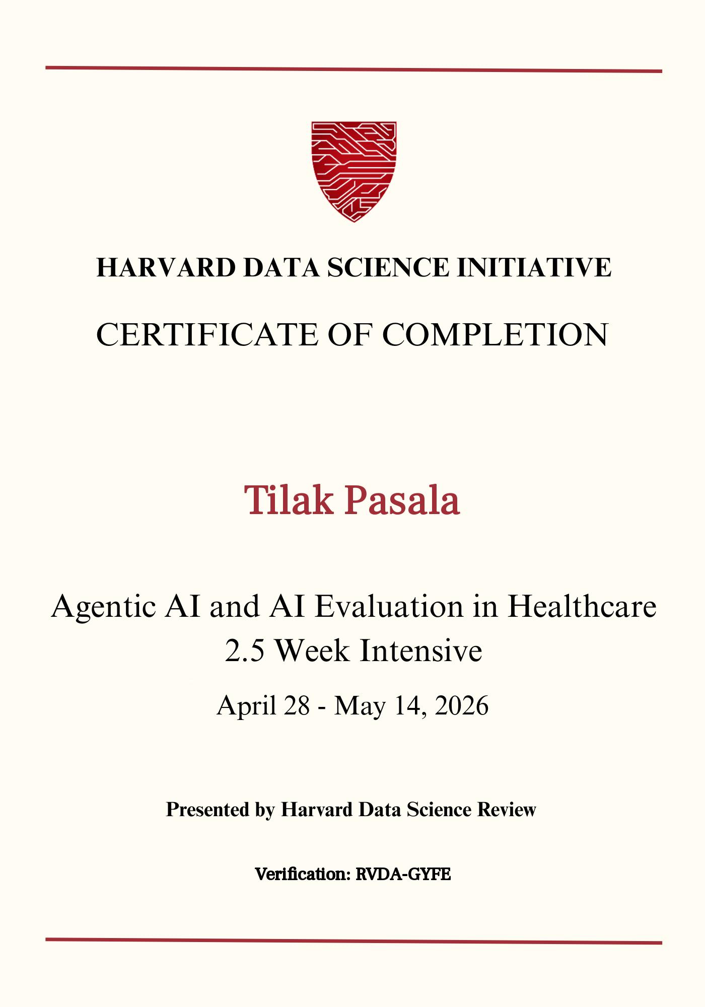 User Certificate