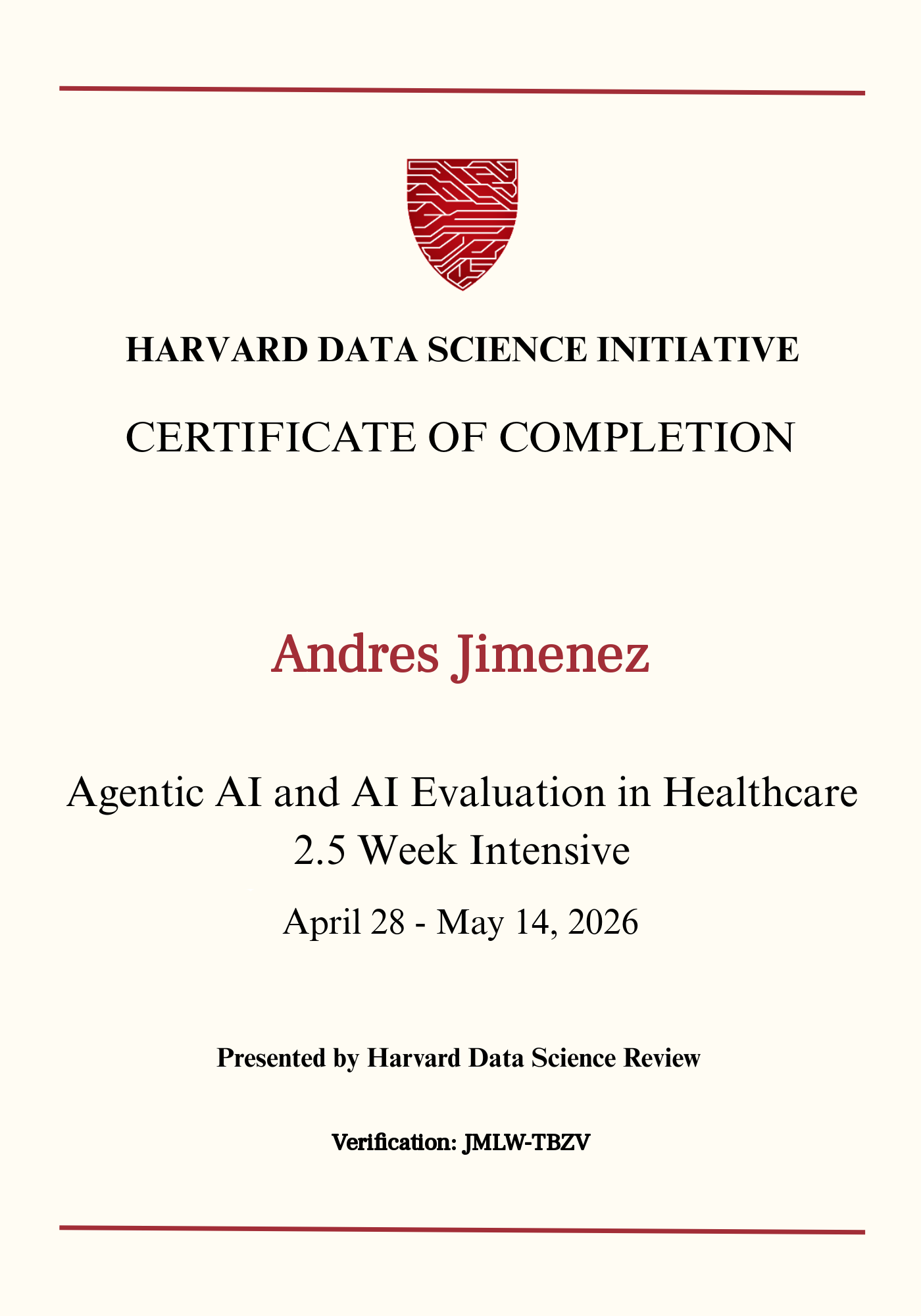 User Certificate