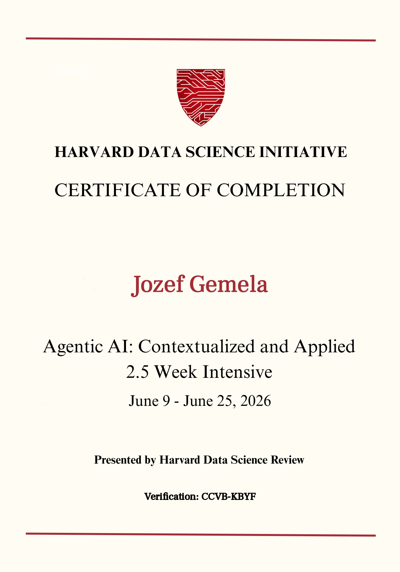 User Certificate
