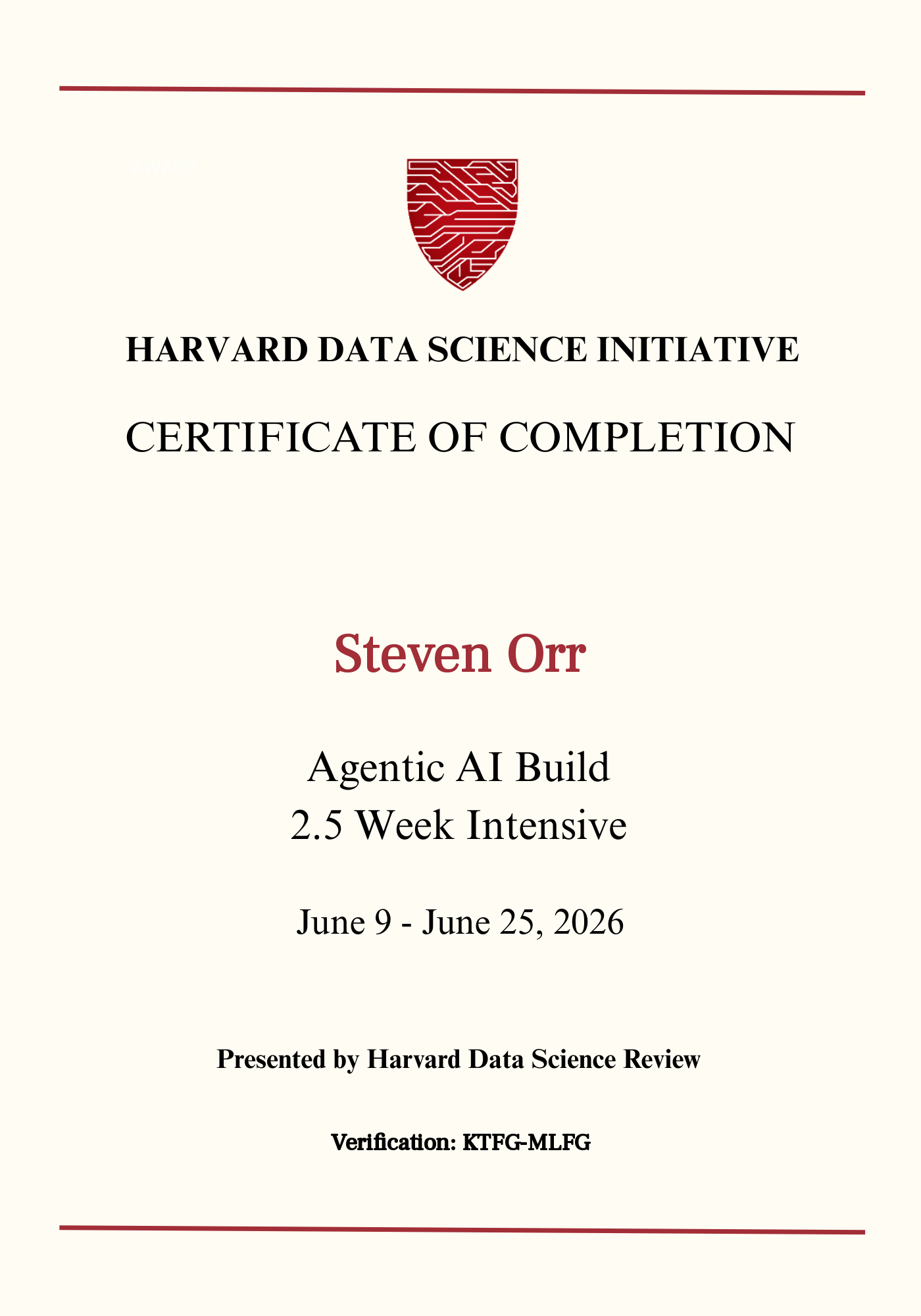 User Certificate