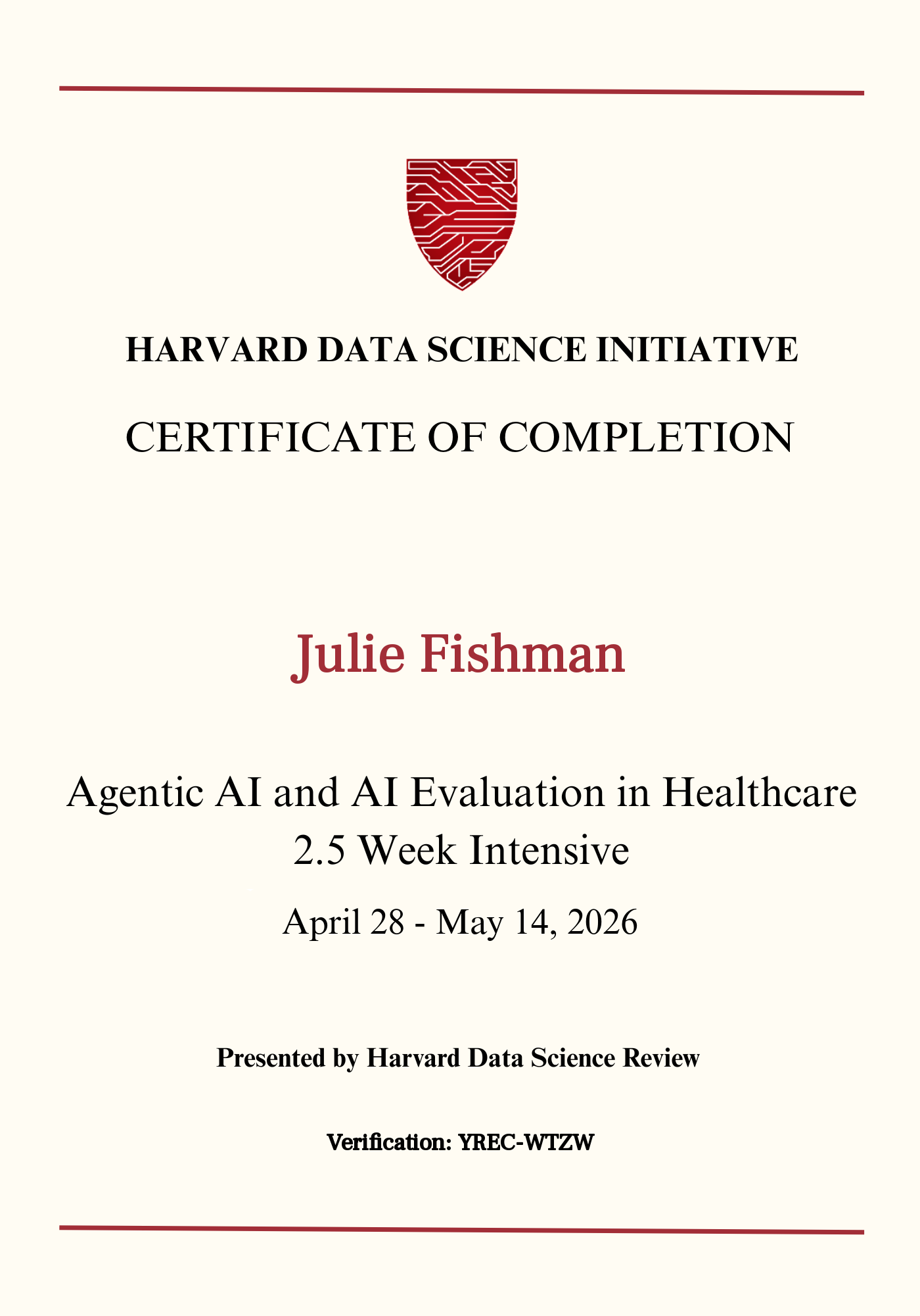 User Certificate