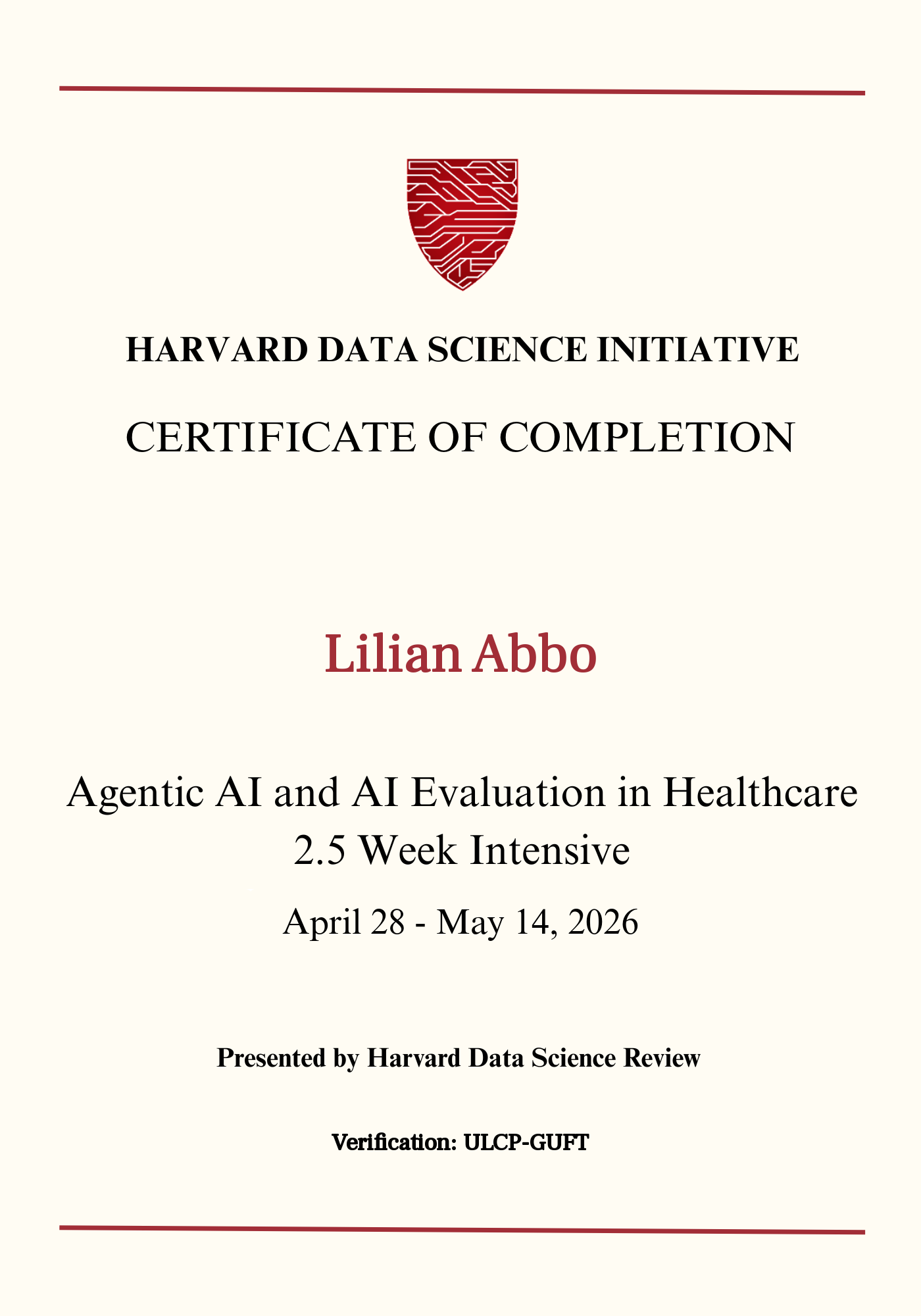 User Certificate