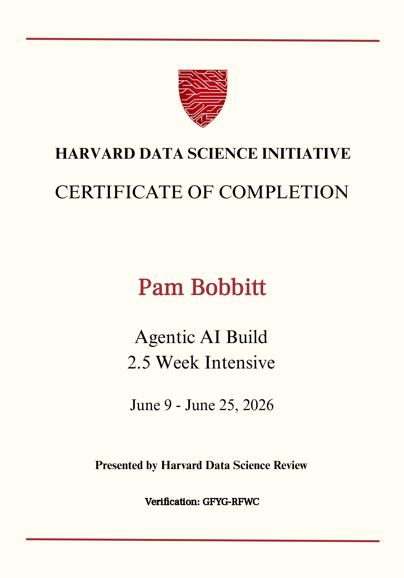 User Certificate
