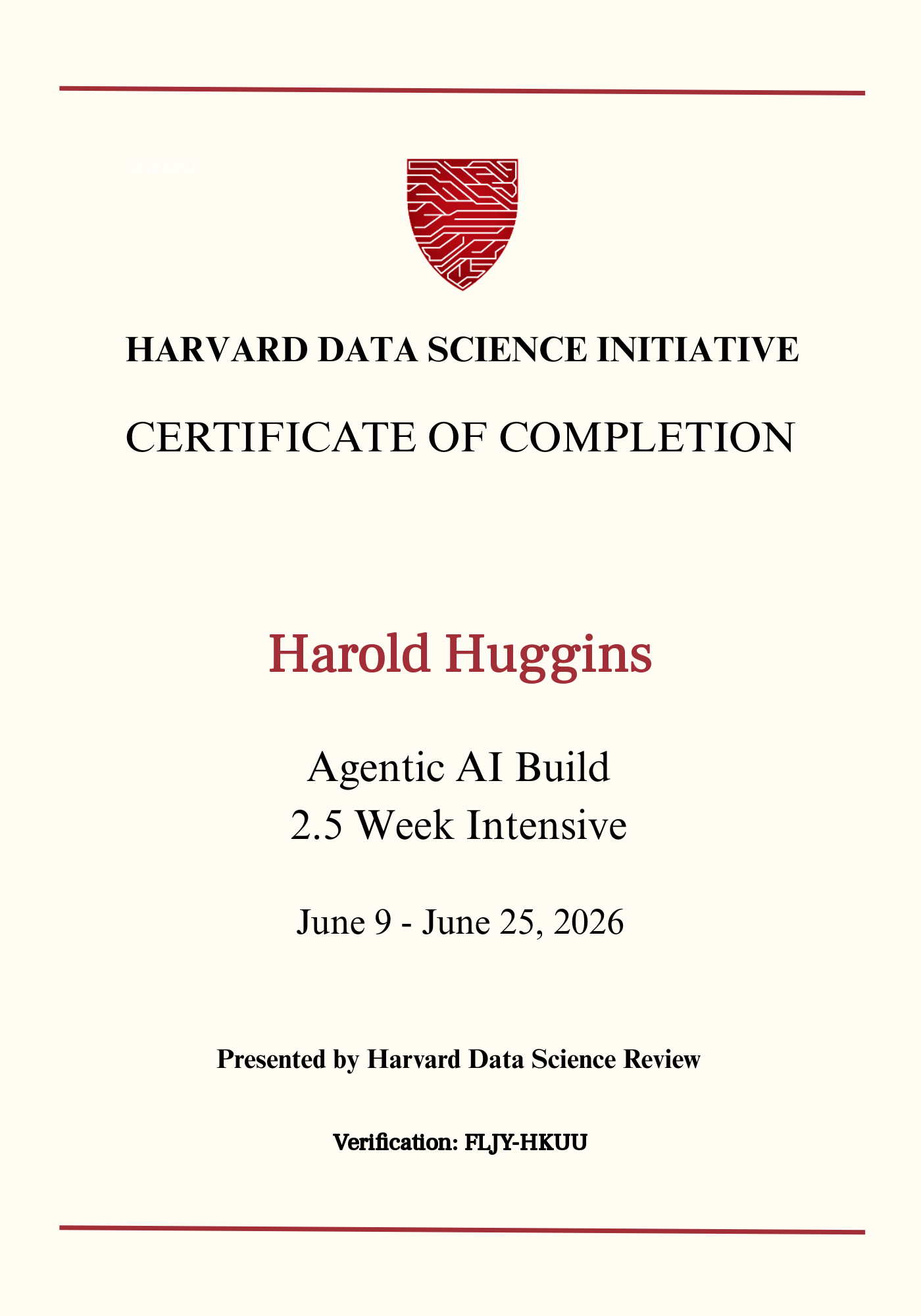 User Certificate