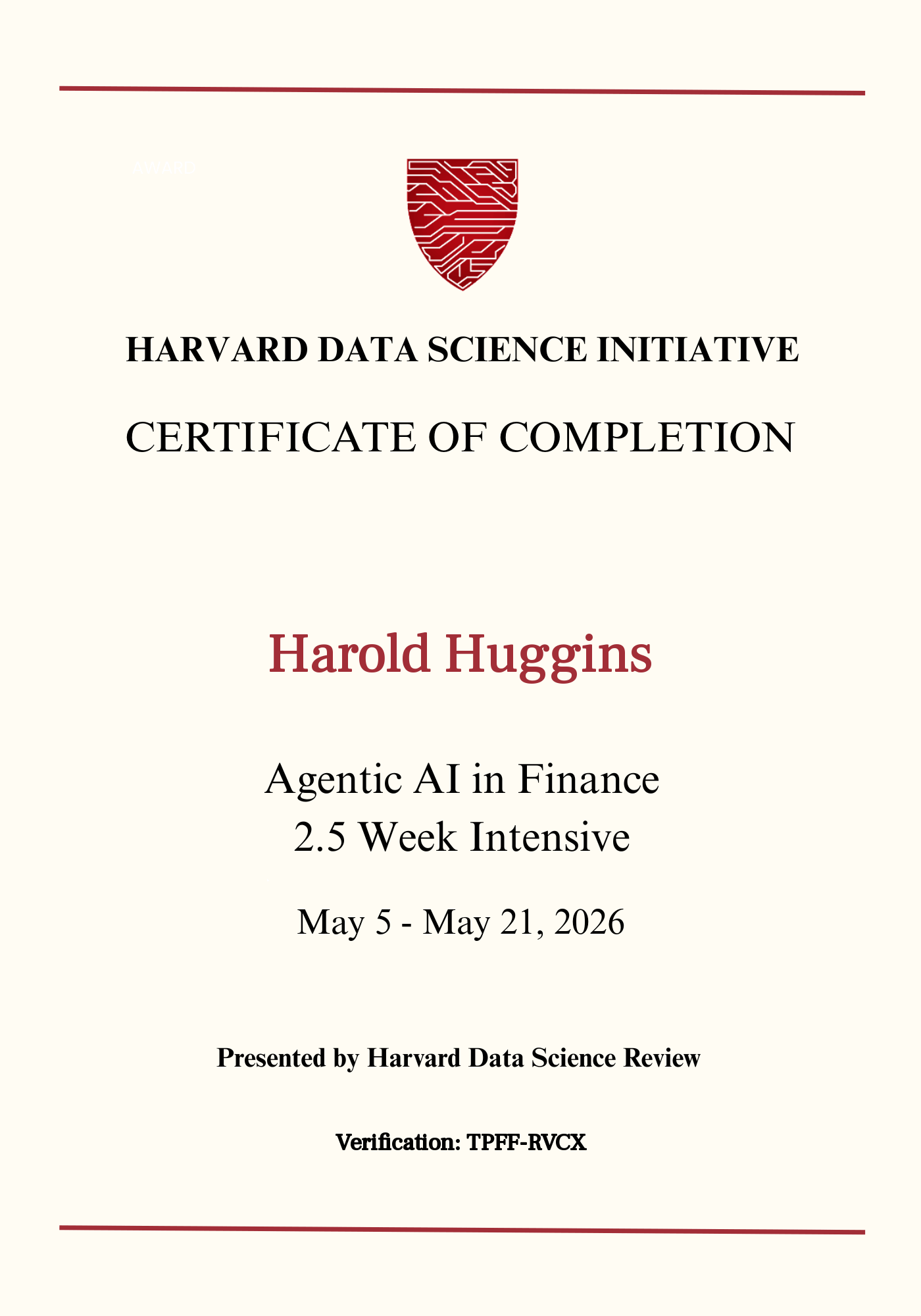User Certificate