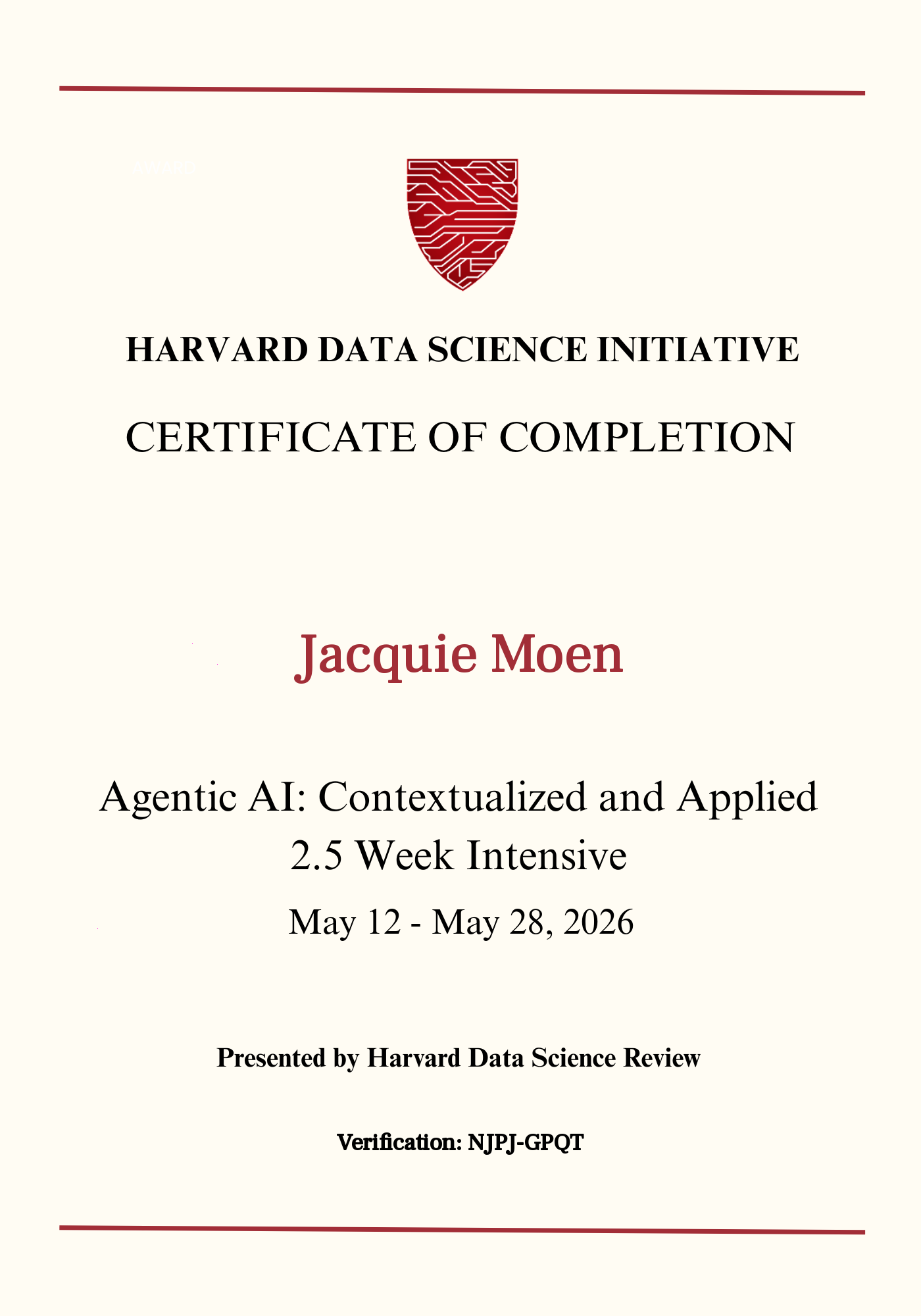 User Certificate